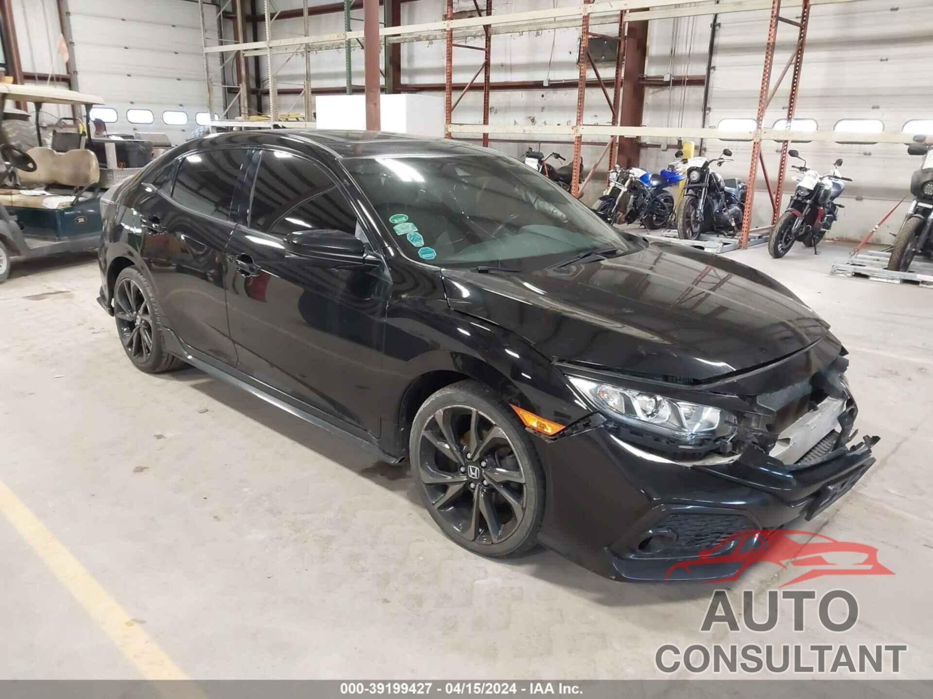 HONDA CIVIC HATCHBACK 2019 - SHHFK7G42KU305234