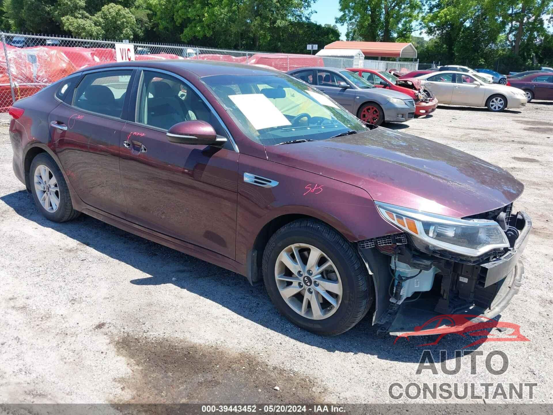 KIA OPTIMA 2016 - 5XXGT4L37GG023626