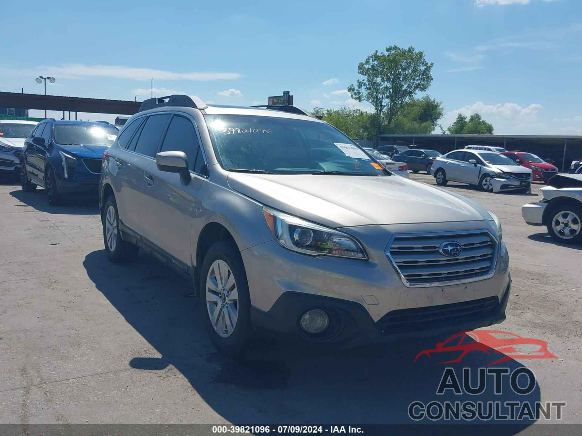 SUBARU OUTBACK 2017 - 4S4BSADC6H3344015