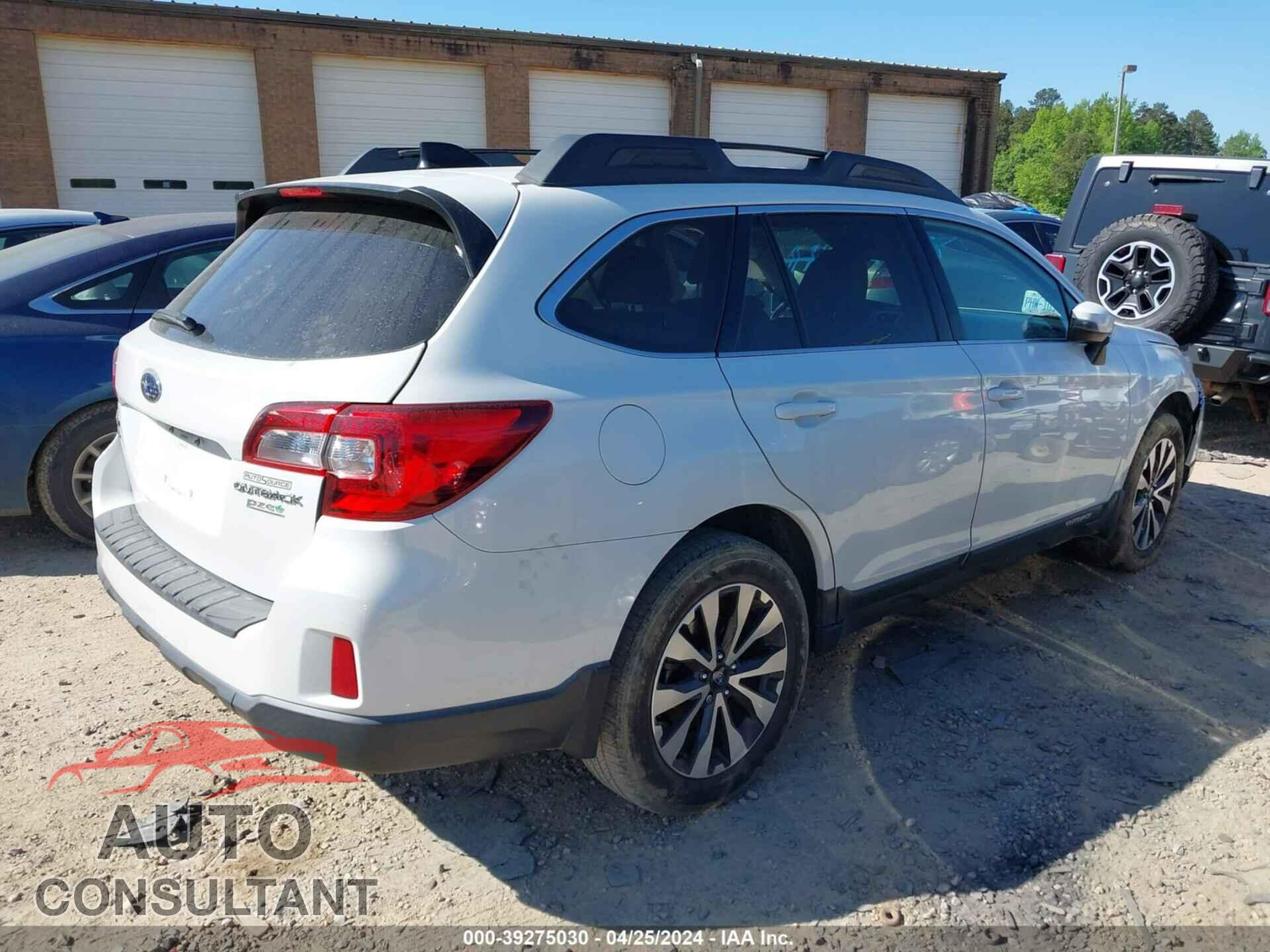 SUBARU OUTBACK 2016 - 4S4BSALC8G3240464