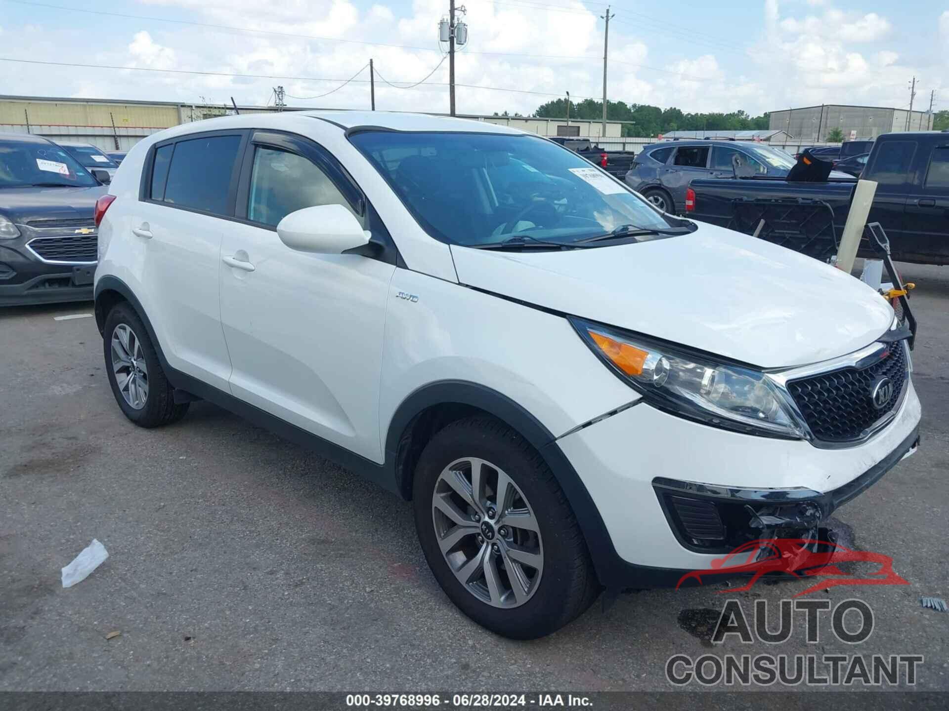 KIA SPORTAGE 2016 - KNDPBCAC7G7880604