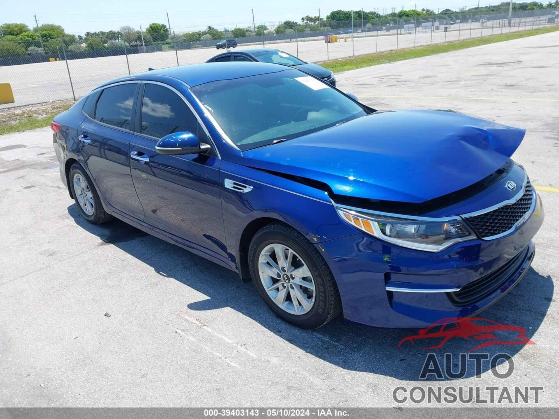KIA OPTIMA 2017 - 5XXGT4L3XHG140196