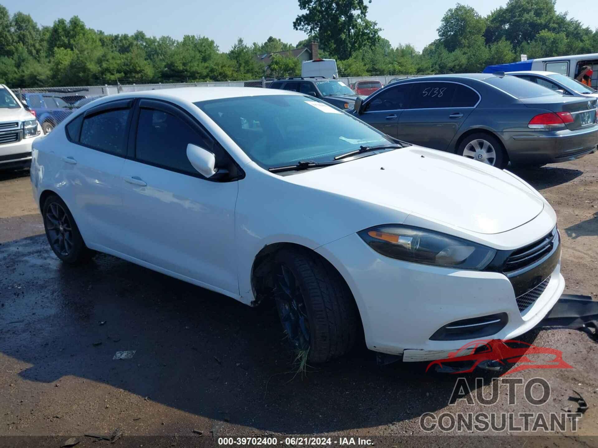 DODGE DART 2016 - 1C3CDFAAXGD577797