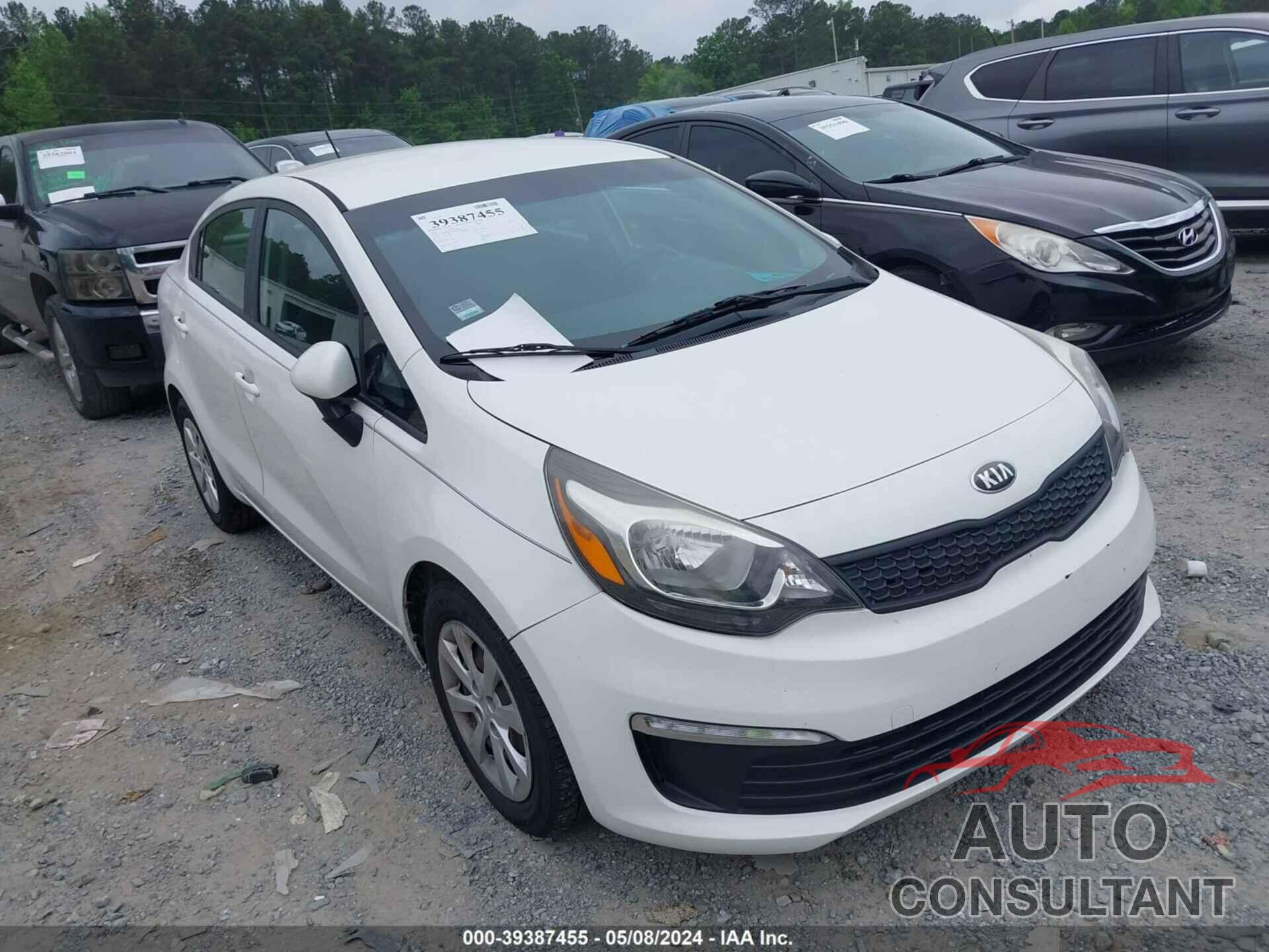 KIA RIO 2016 - KNADM4A37G6639258