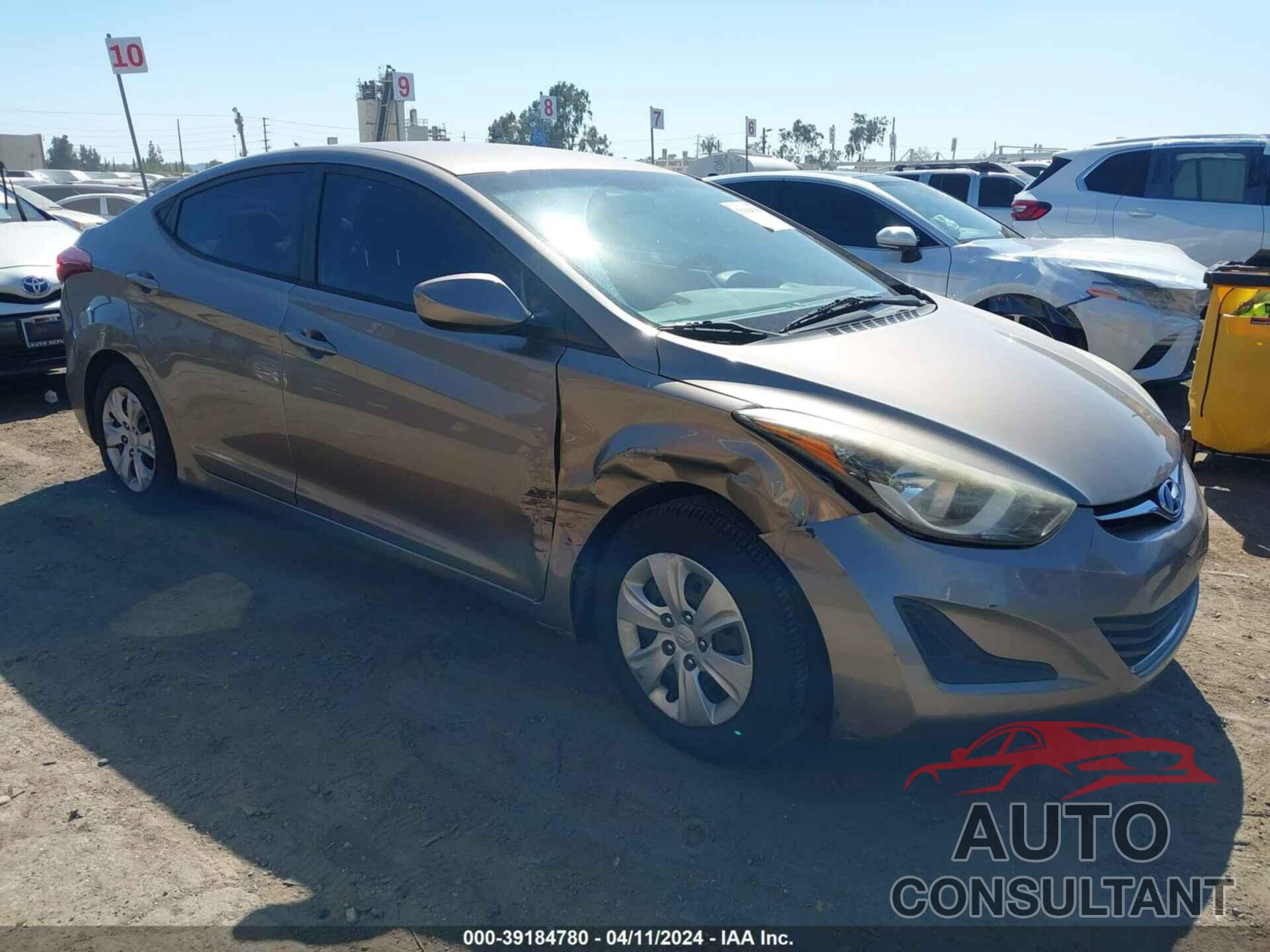 HYUNDAI ELANTRA 2016 - 5NPDH4AE1GH709805