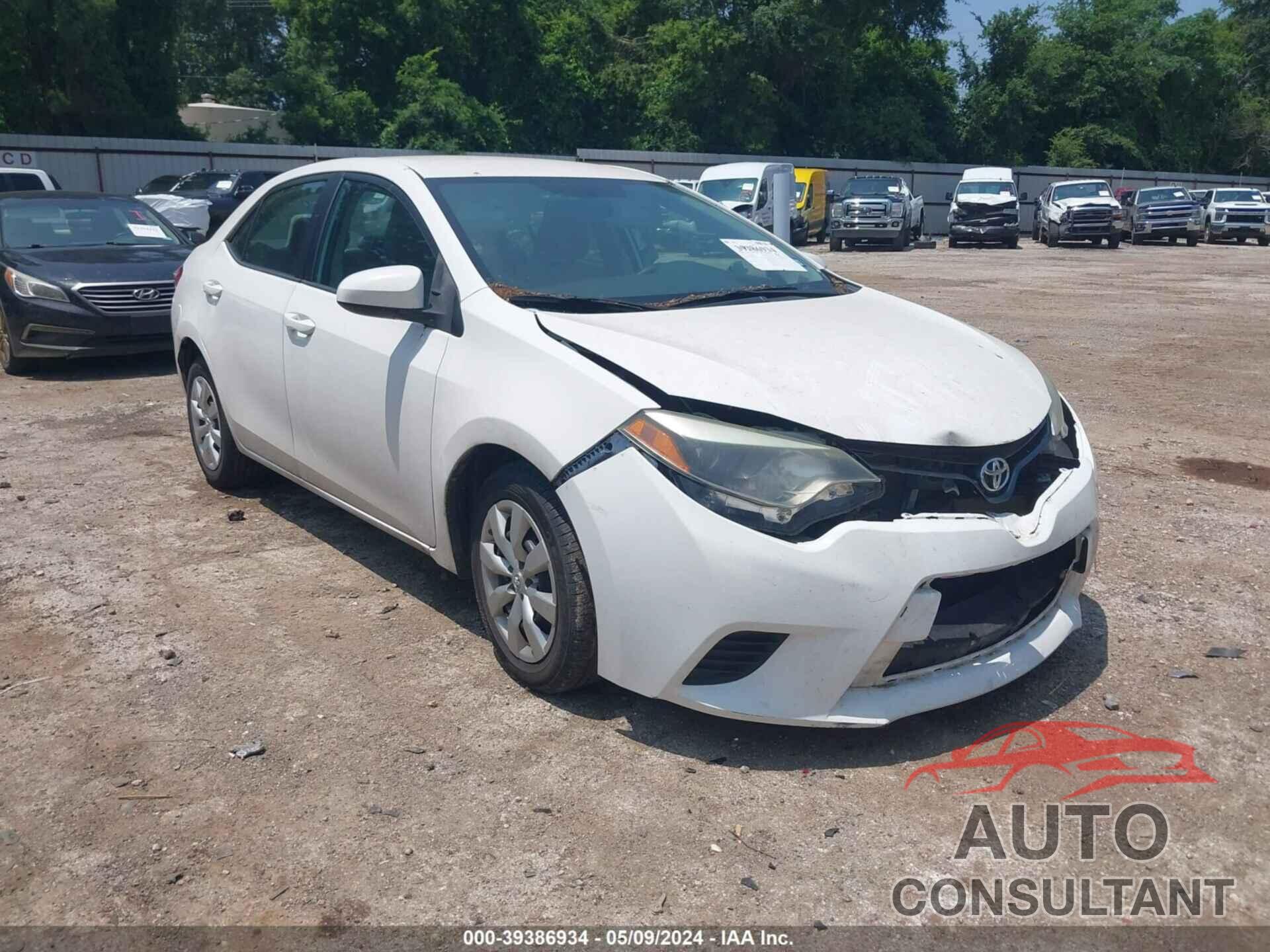 TOYOTA COROLLA 2016 - 5YFBURHE1GP411473