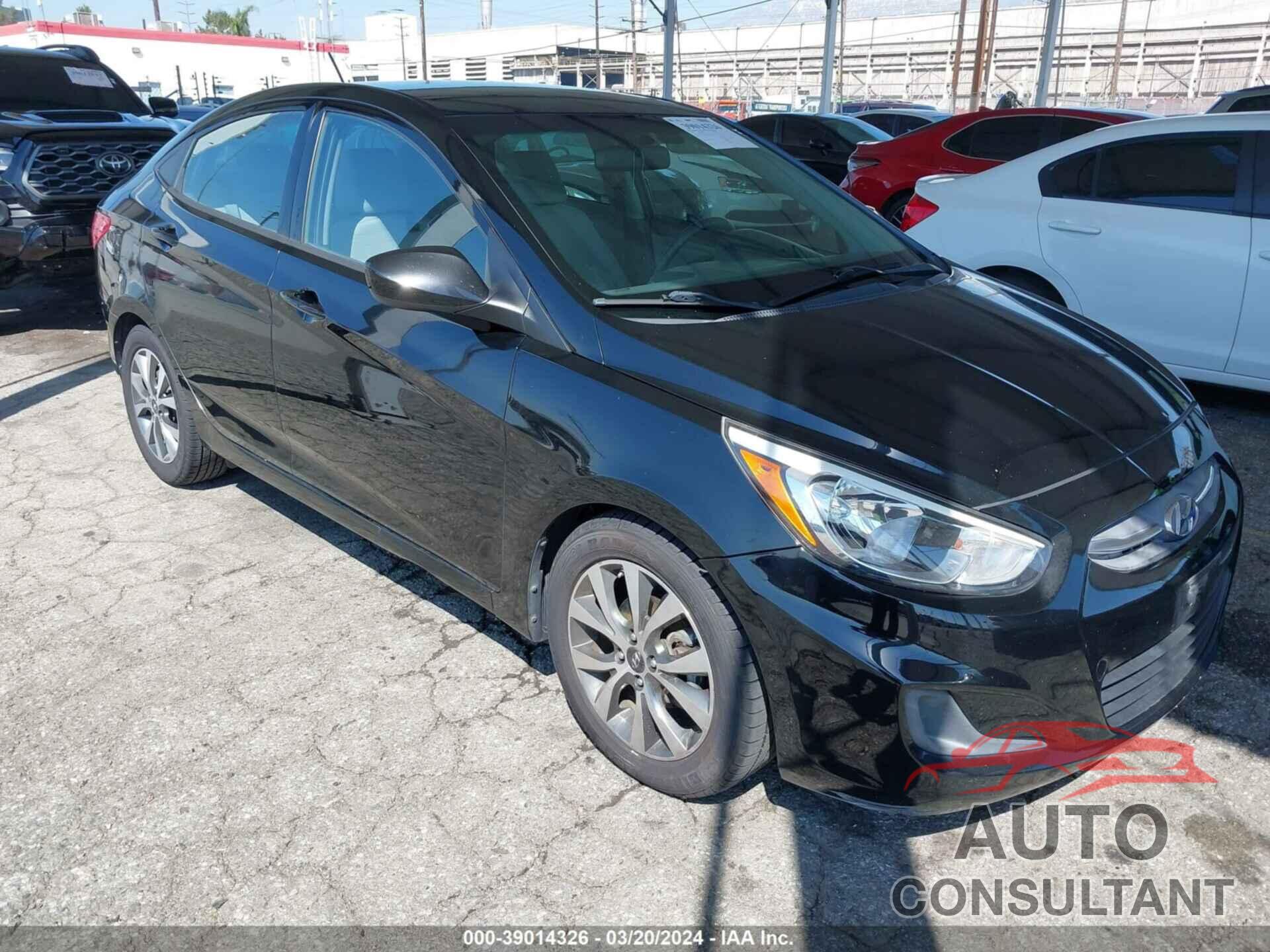 HYUNDAI ACCENT 2017 - KMHCT4AE6HU377311