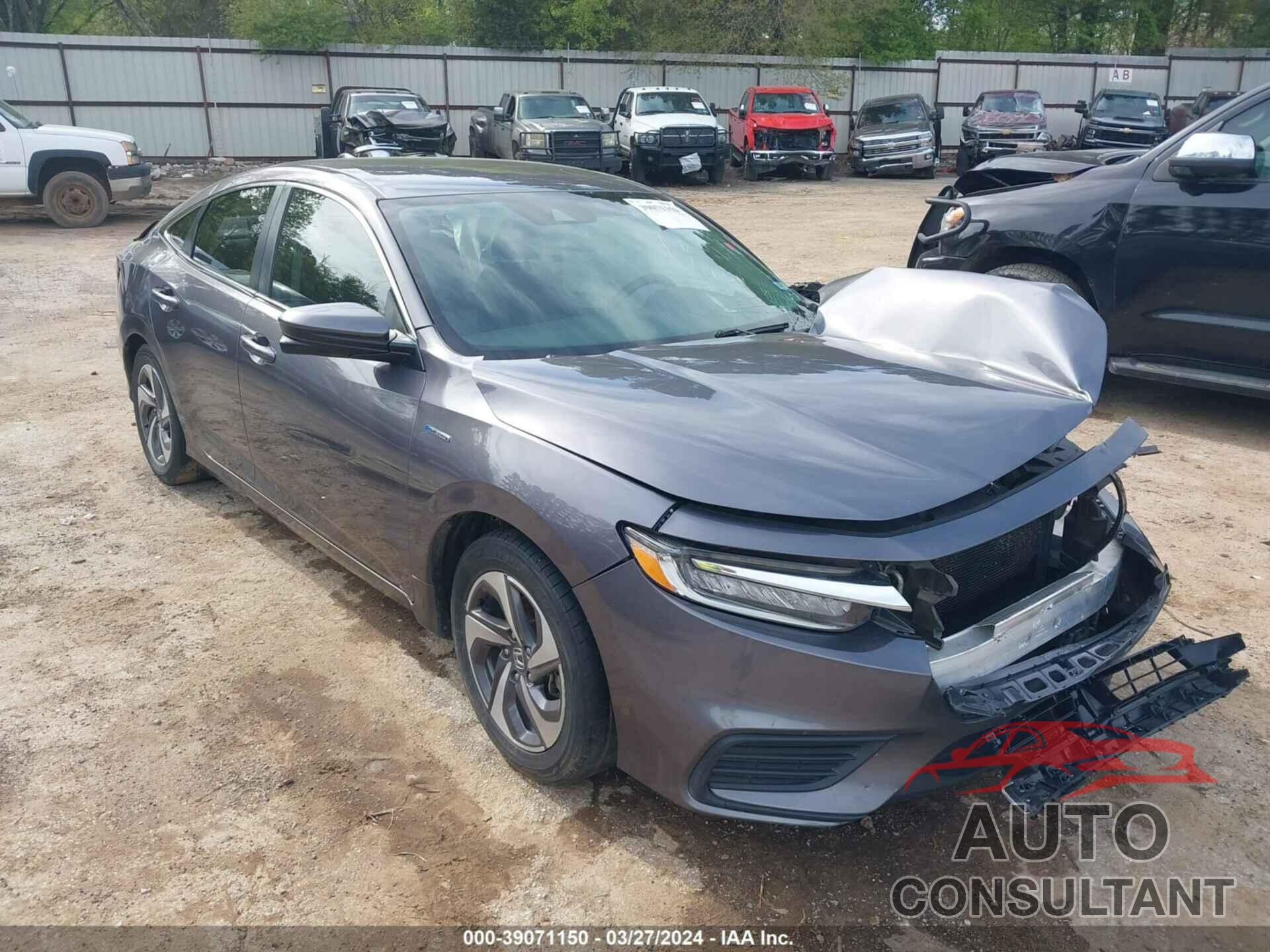 HONDA INSIGHT 2019 - 19XZE4F55KE002694