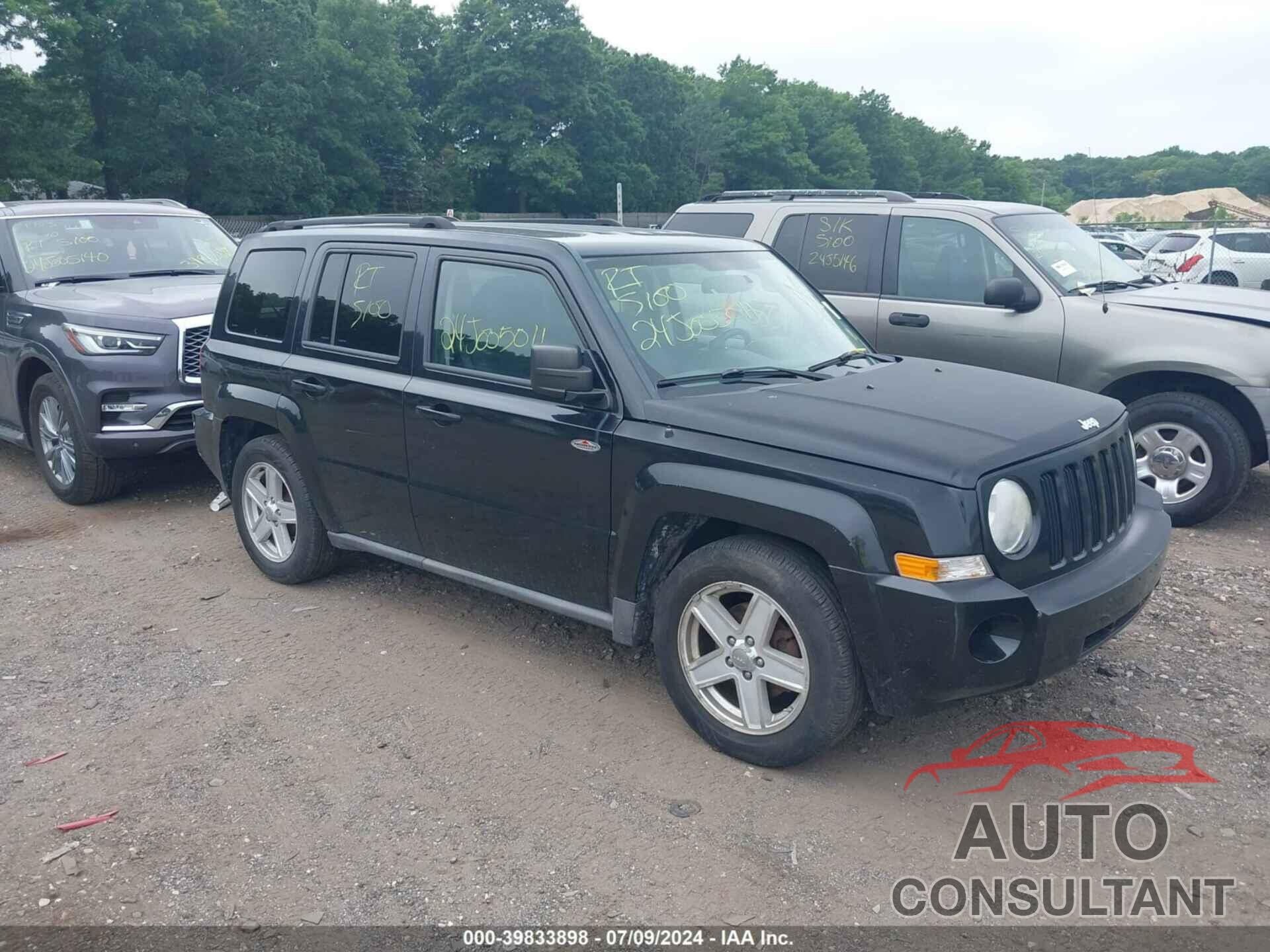 JEEP PATRIOT 2010 - 1J4NT2GB4AD655587