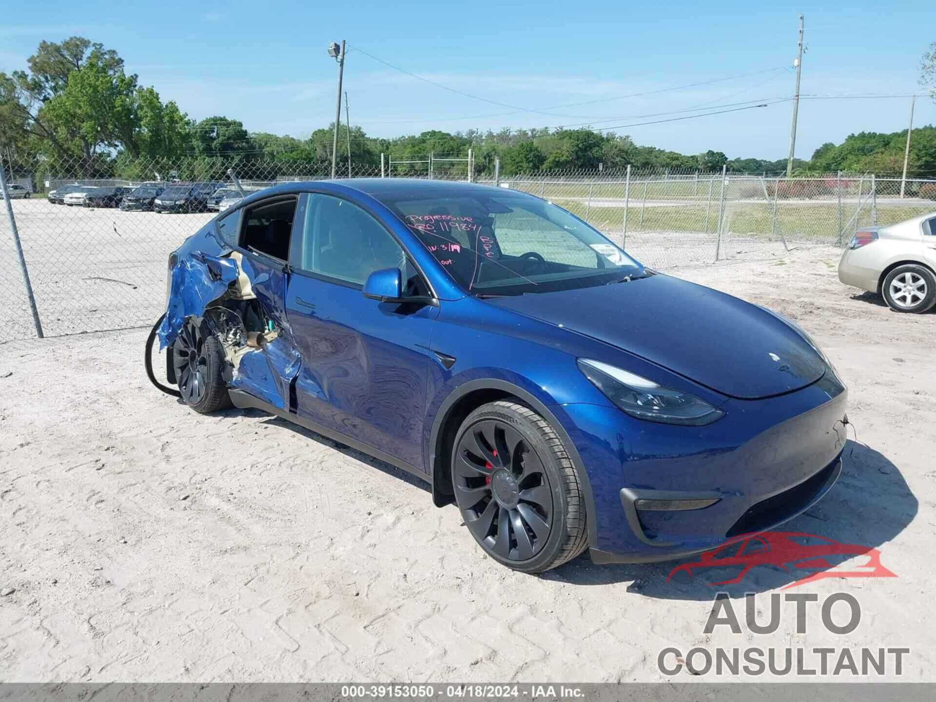 TESLA MODEL Y 2022 - 7SAYGDEF1NF454532