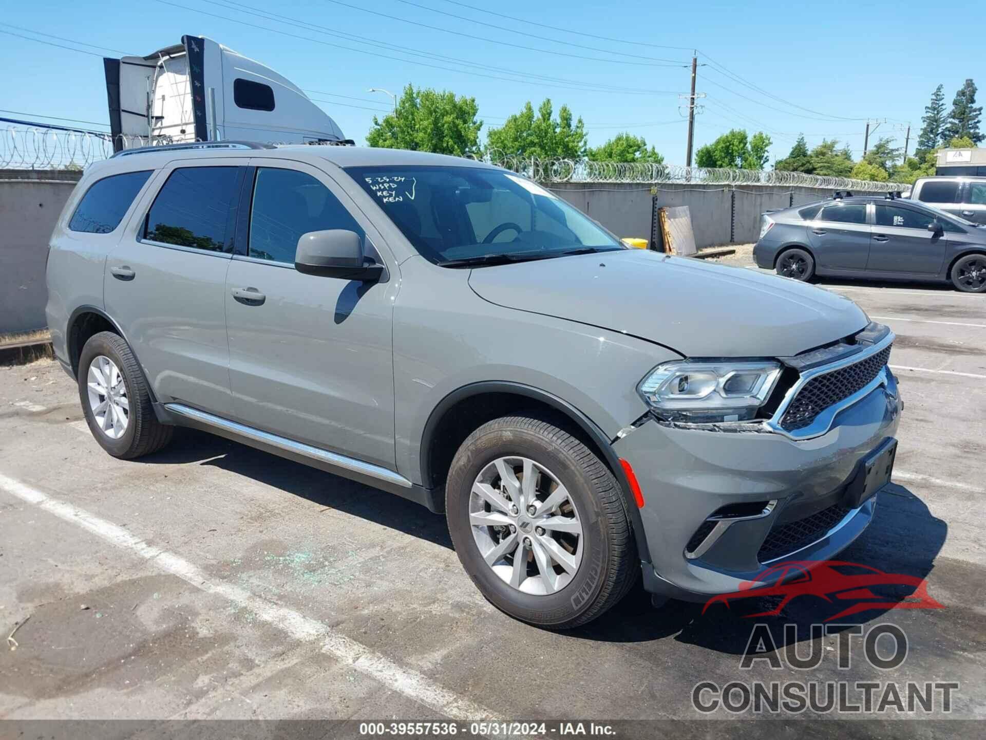 DODGE DURANGO 2022 - 1C4RDJAG6NC160449