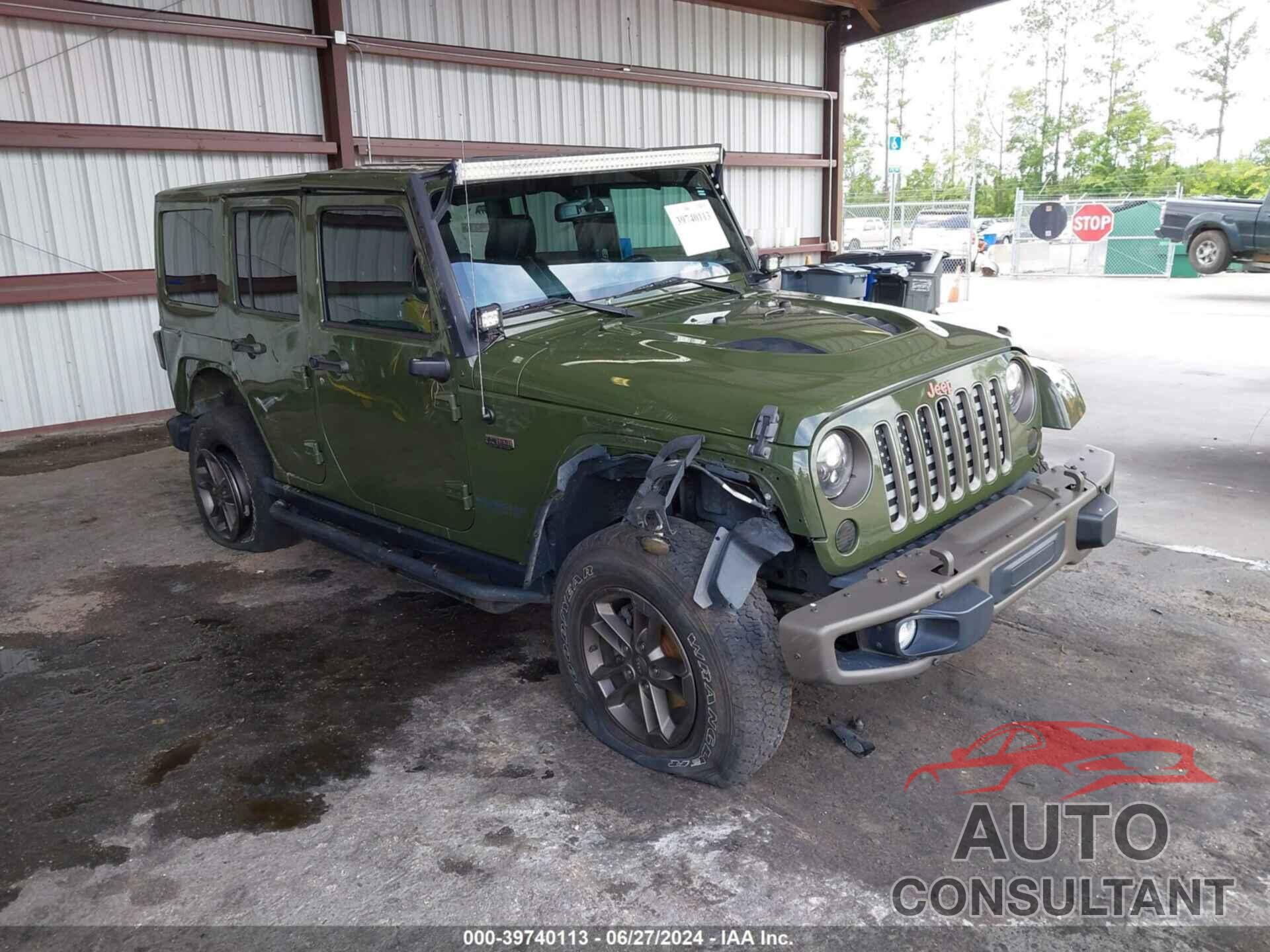 JEEP WRANGLER UNLIMITED 2016 - 1C4BJWEG8GL296912