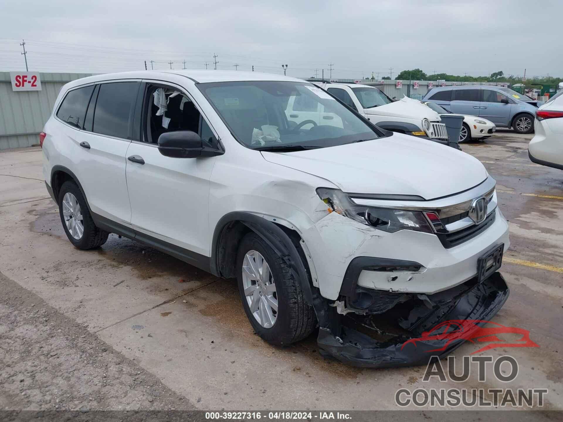 HONDA PILOT 2020 - 5FNYF5H18LB008056