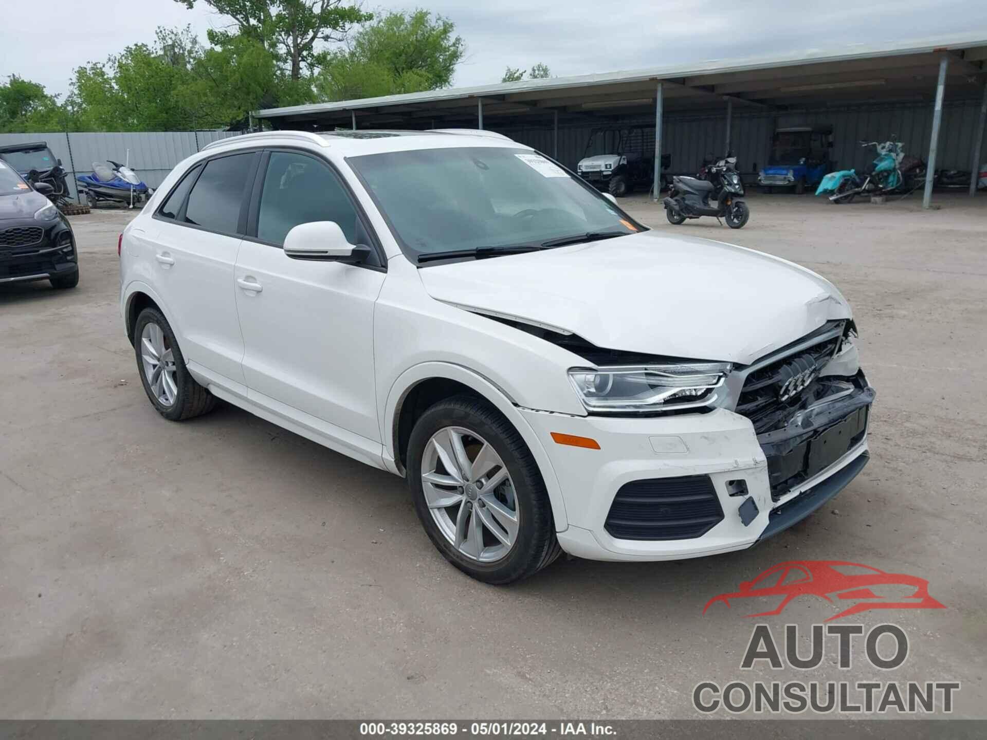 AUDI Q3 2017 - WA1ECCFS9HR010647