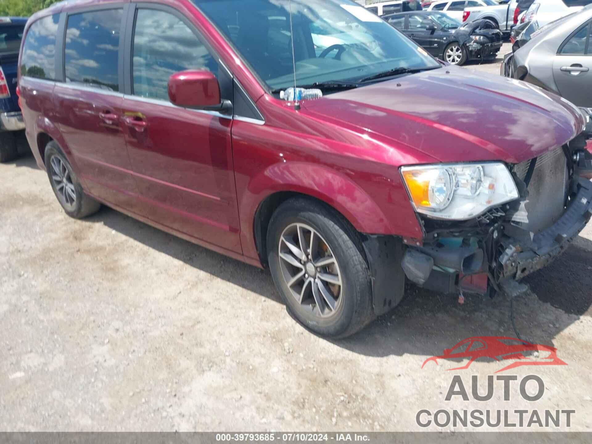 DODGE GRAND CARAVAN 2017 - 2C4RDGCG7HR696144