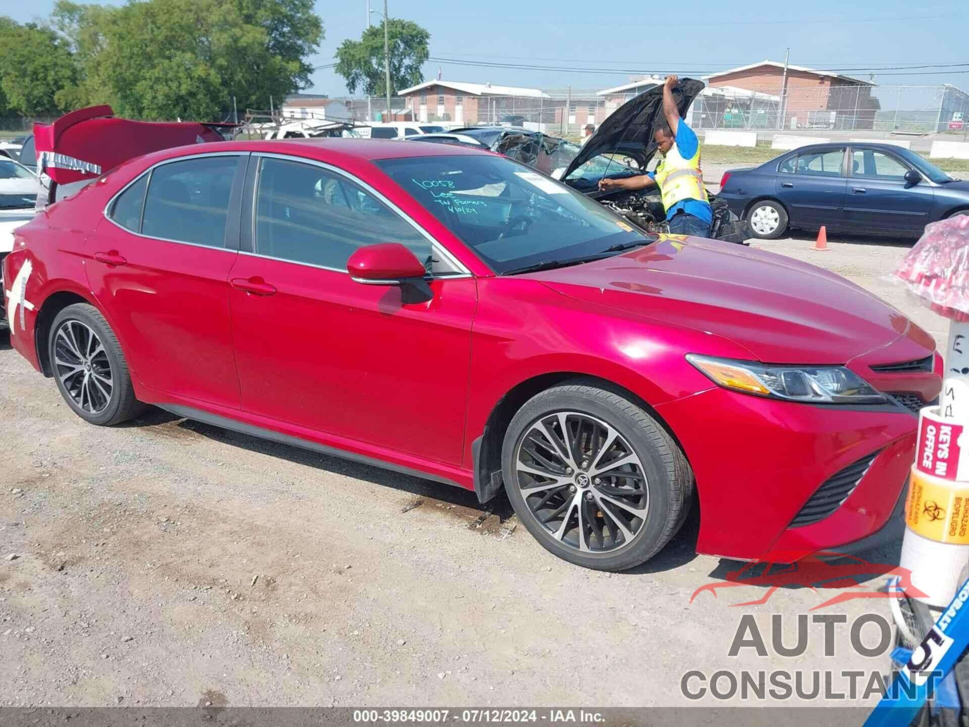 TOYOTA CAMRY 2019 - 4T1B11HK7KU240526