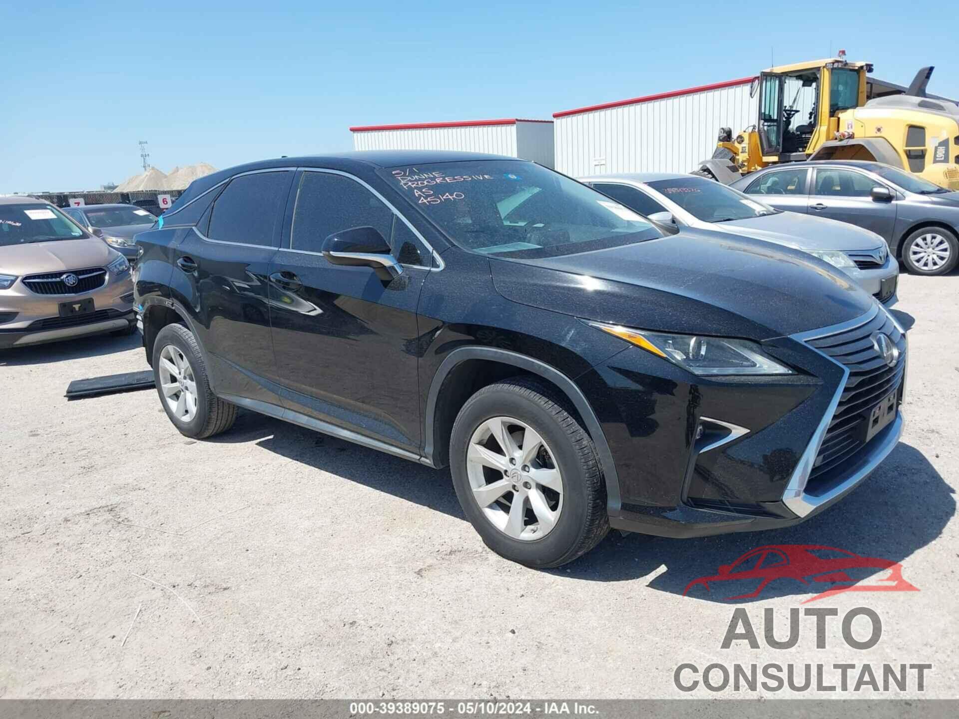 LEXUS RX 350 2016 - 2T2ZZMCA2GC014518