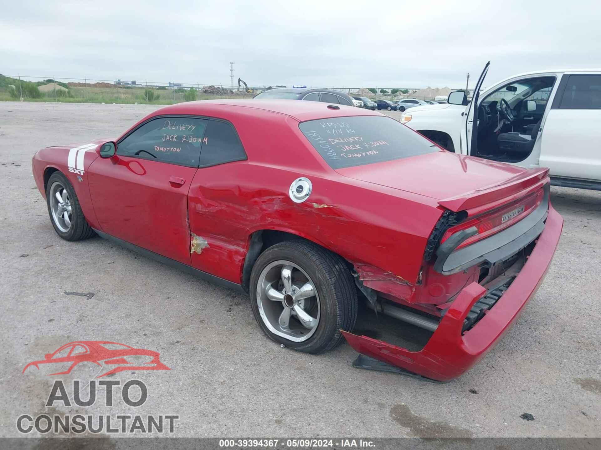 DODGE CHALLENGER 2012 - 2C3CDYAG1CH134225