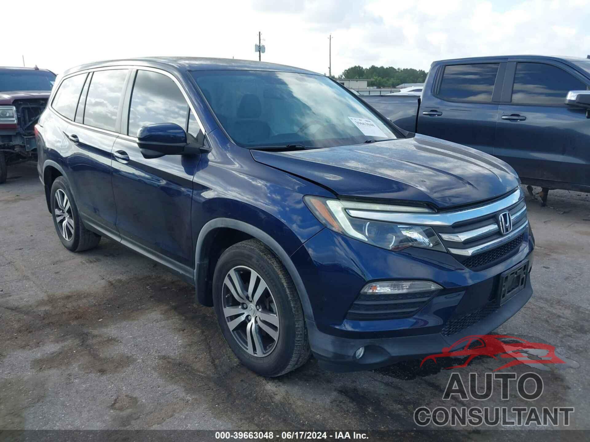 HONDA PILOT 2016 - 5FNYF5H38GB021087