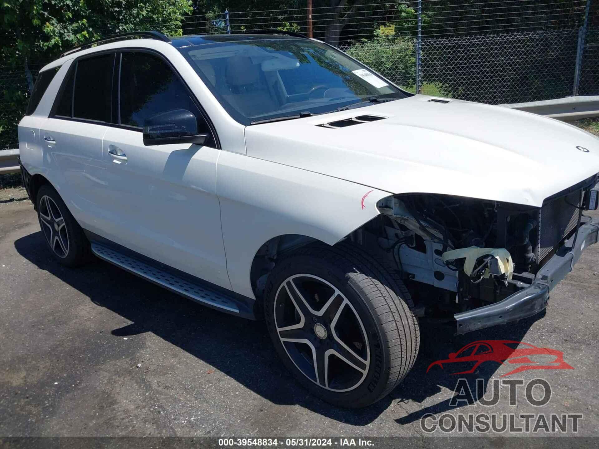 MERCEDES-BENZ GLE 400 2016 - 4JGDA5GB9GA749012