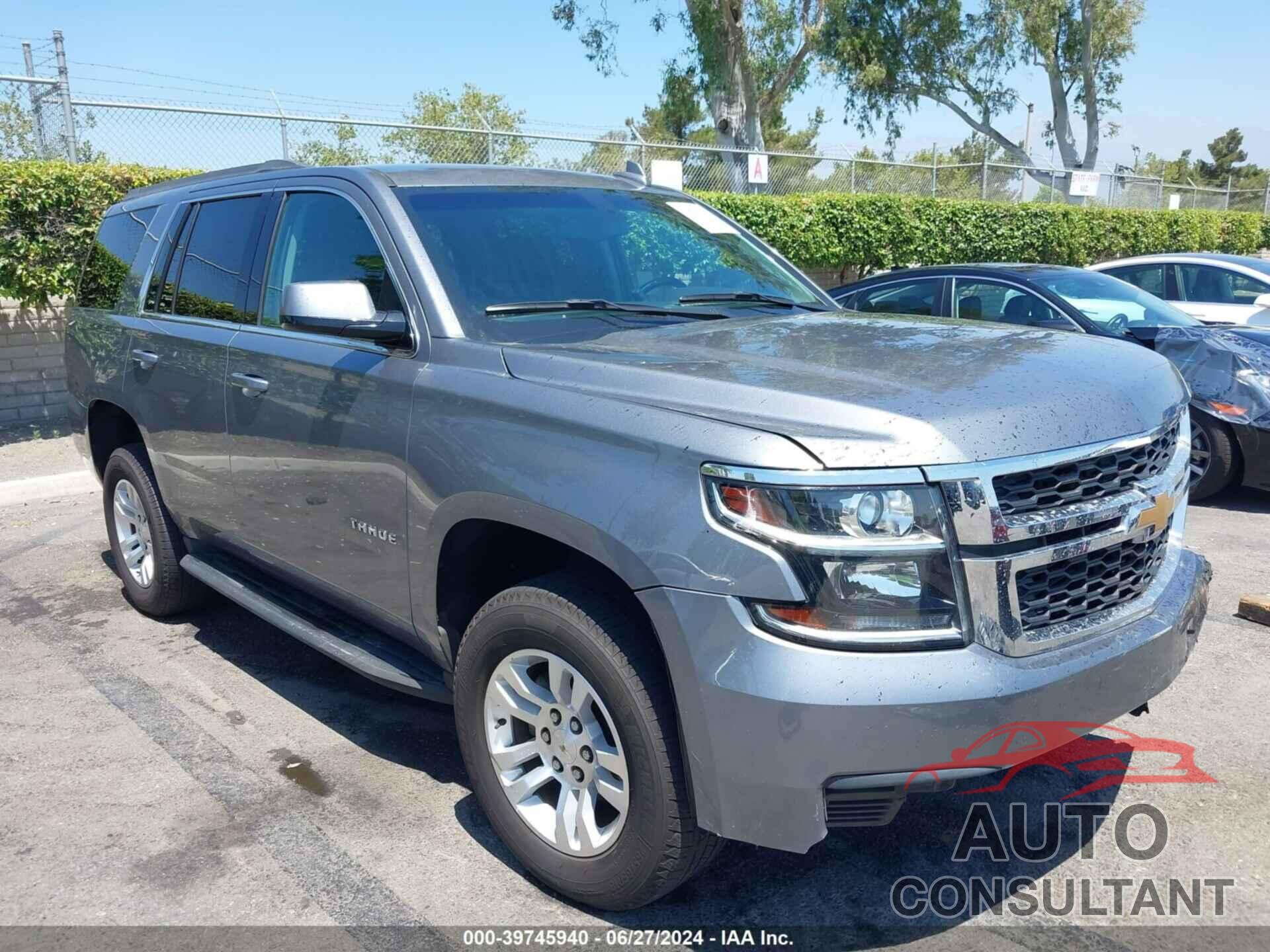 CHEVROLET TAHOE 2019 - 1GNSCAKC8KR258737