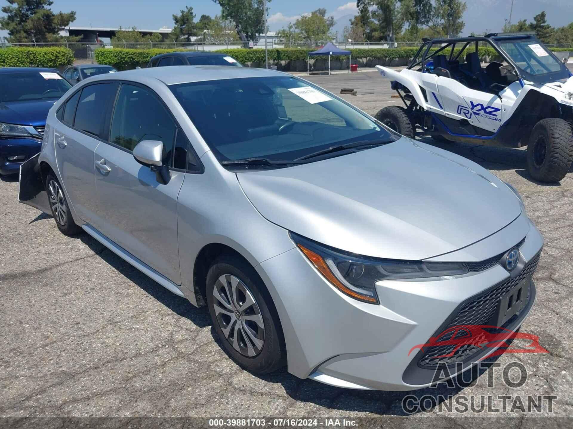 TOYOTA COROLLA 2022 - JTDEAMDE7N3009901