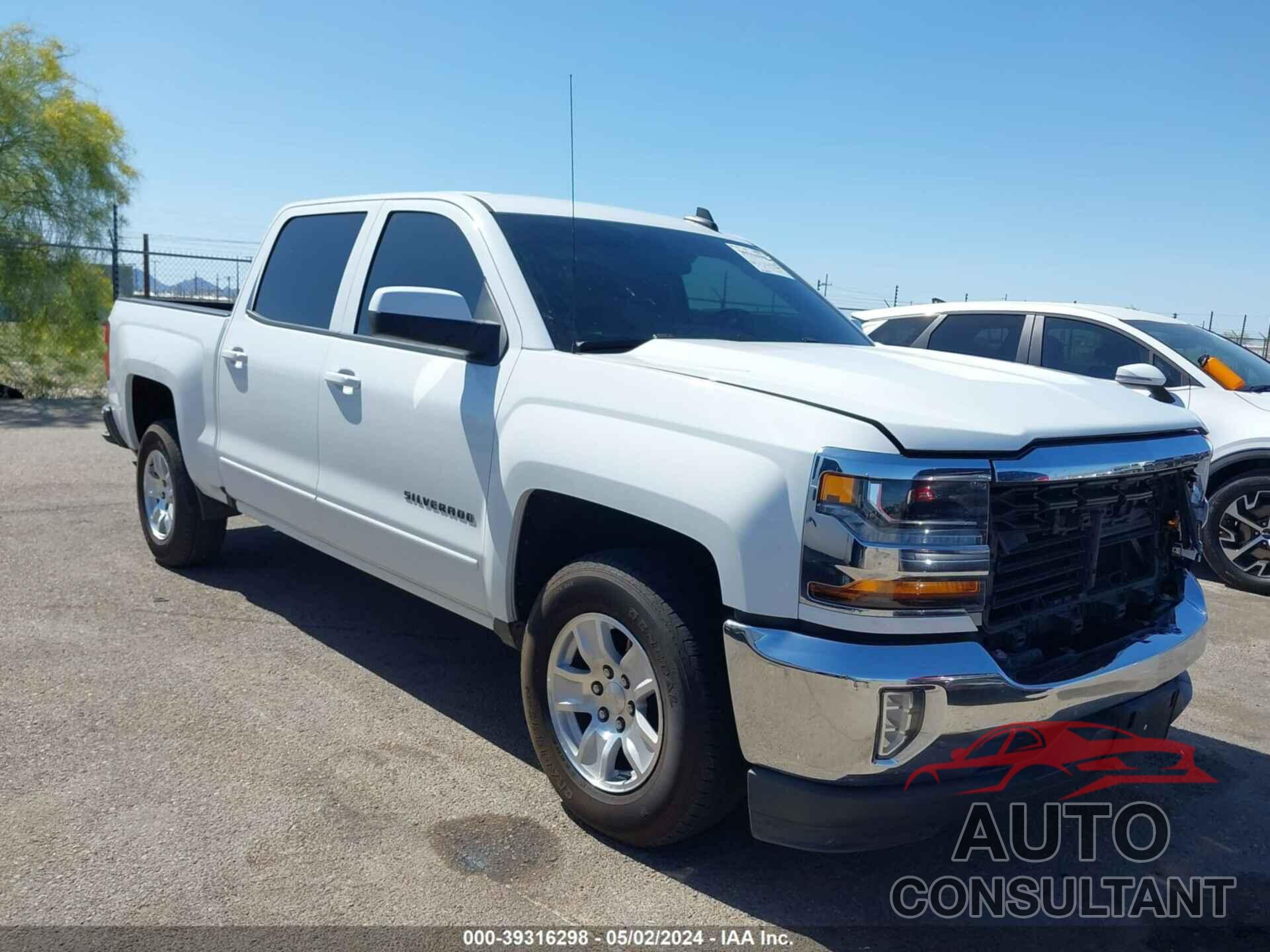 CHEVROLET SILVERADO 2018 - 3GCUCRER8JG316599