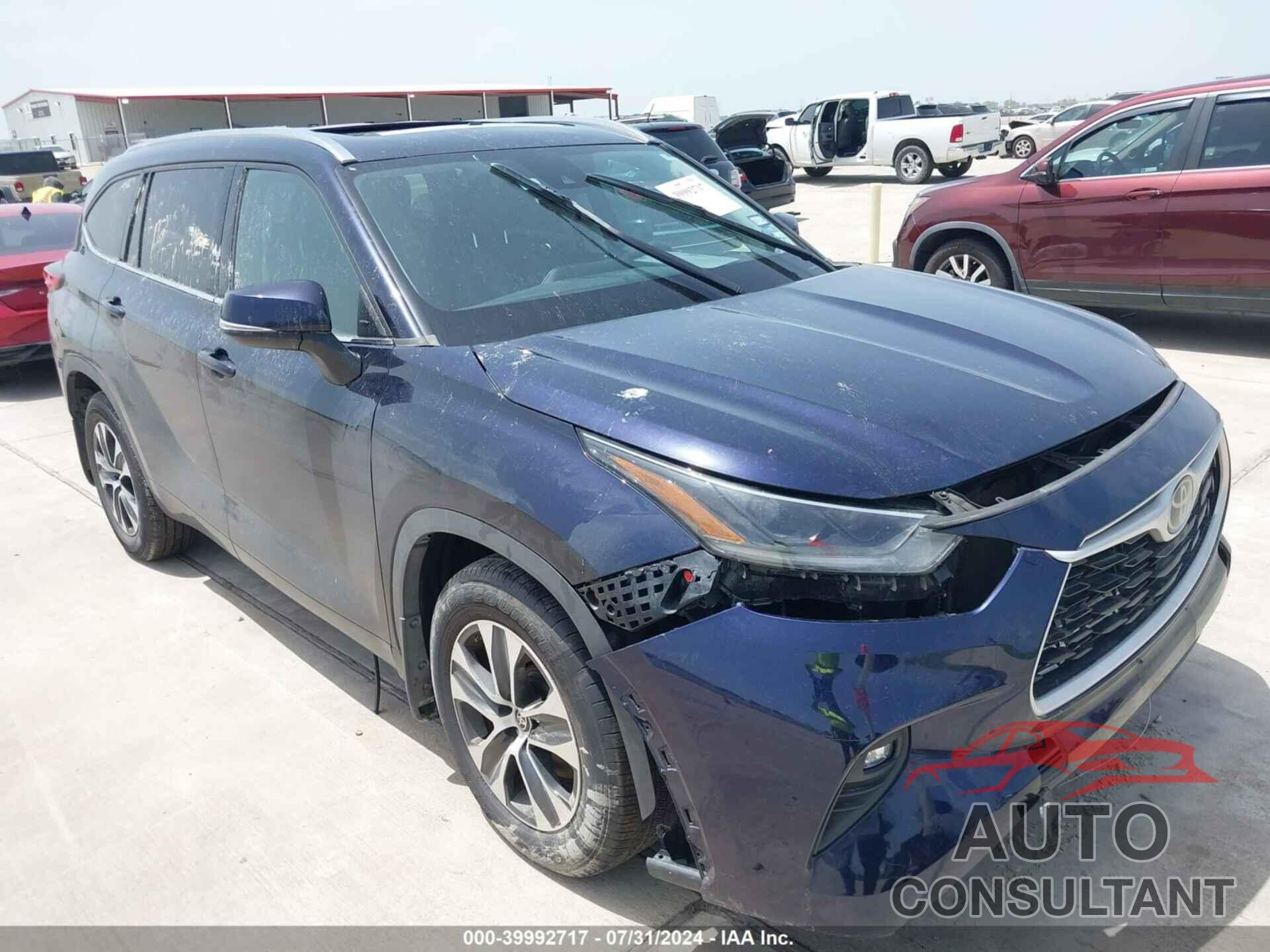 TOYOTA HIGHLANDER 2021 - 5TDGZRBH5MS525859