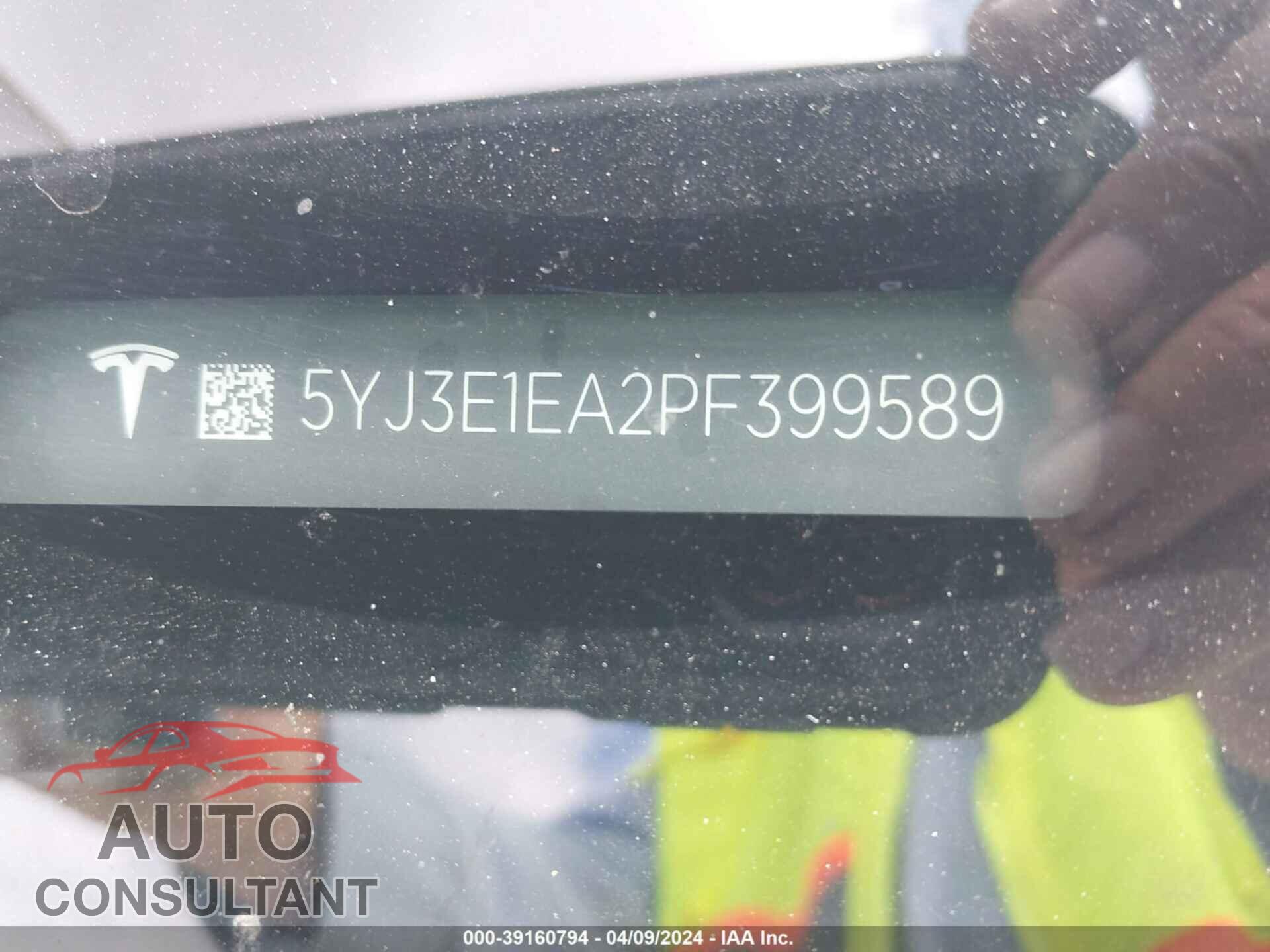 TESLA MODEL 3 2023 - 5YJ3E1EA2PF399589