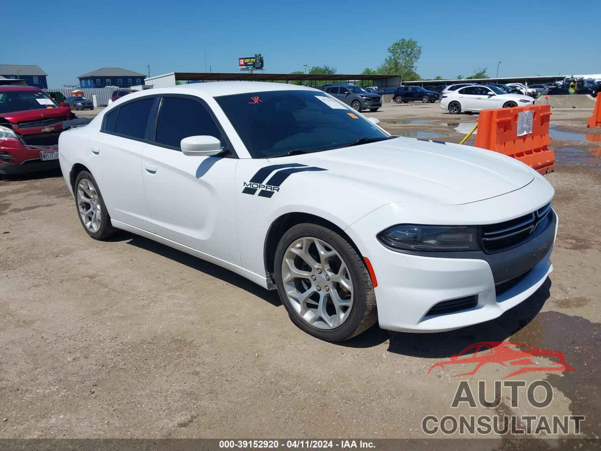 DODGE CHARGER 2016 - 2C3CDXBG6GH121372