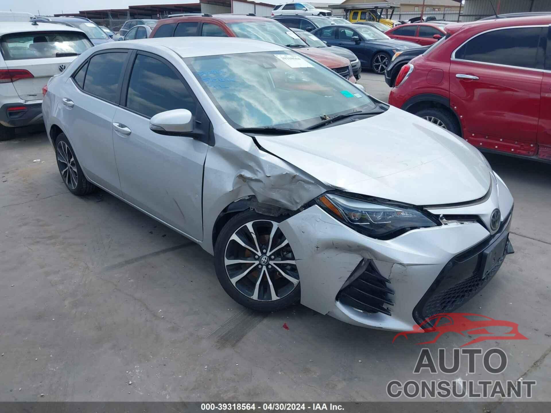 TOYOTA COROLLA 2018 - 5YFBURHE9JP773946