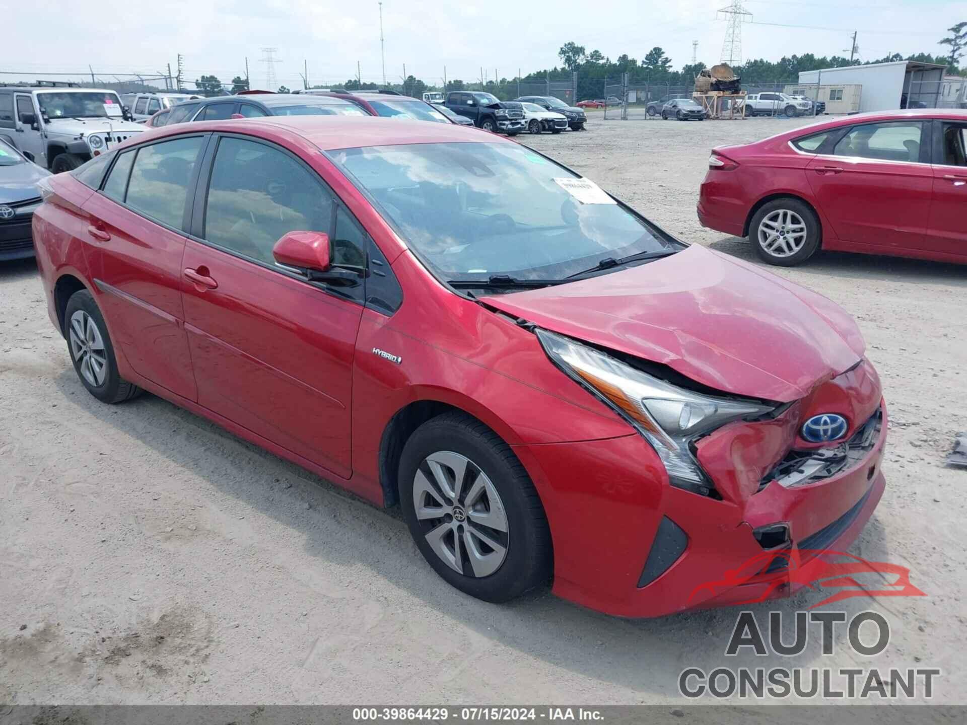TOYOTA PRIUS 2017 - JTDKBRFU9H3050648
