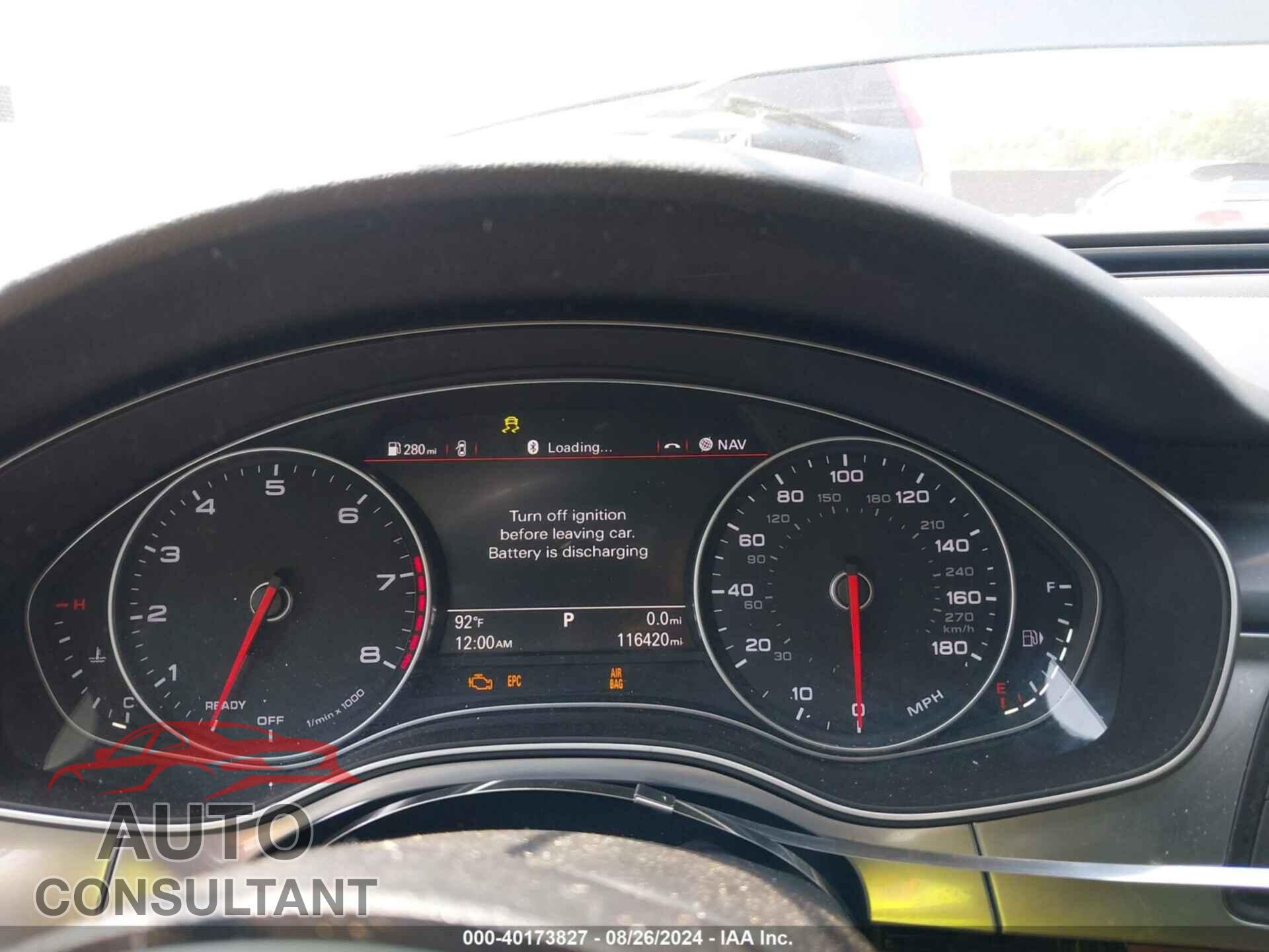 AUDI A6 2016 - WAUGFAFC8GN073230