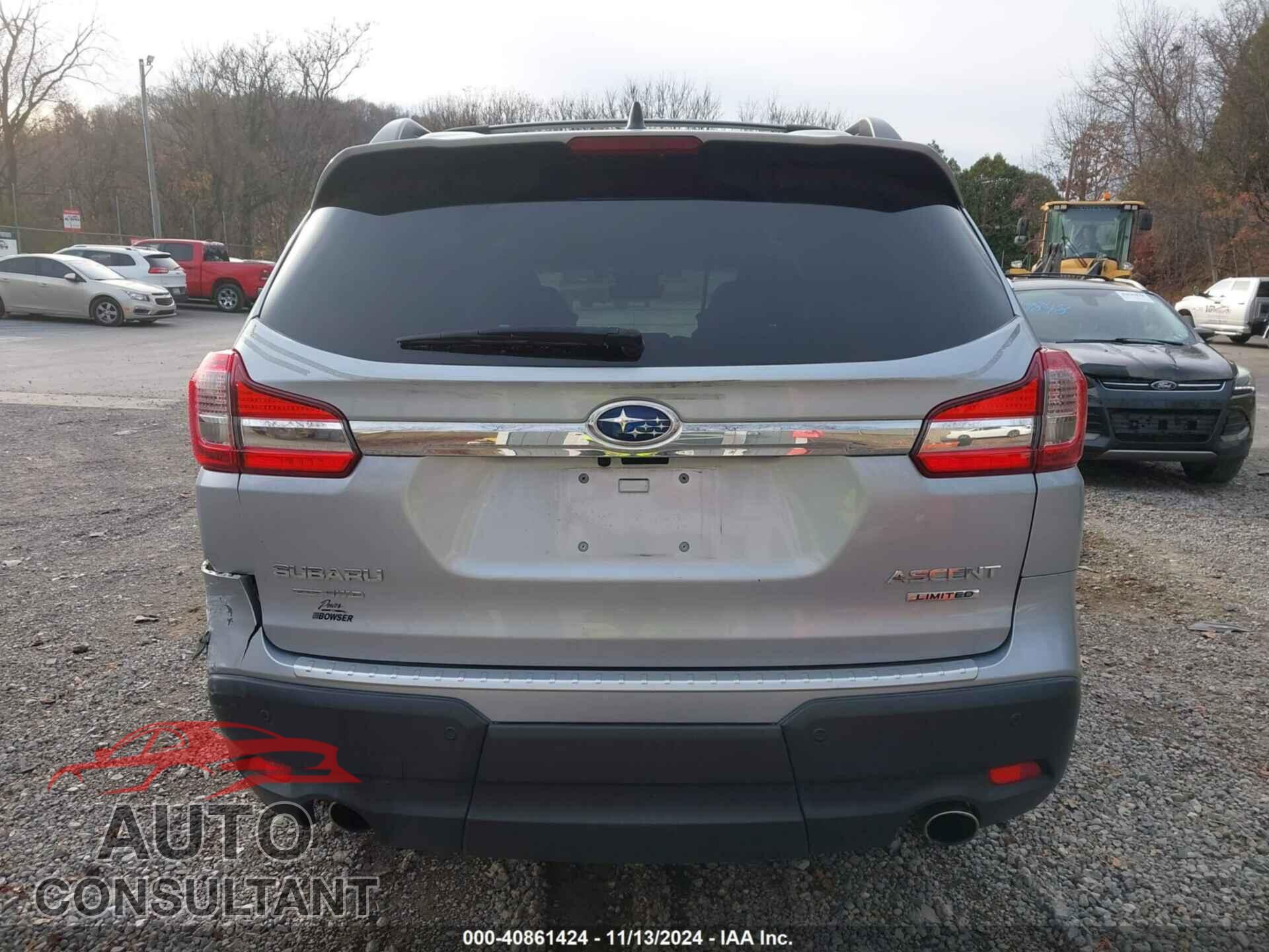 SUBARU ASCENT 2019 - 4S4WMAPD7K3449640