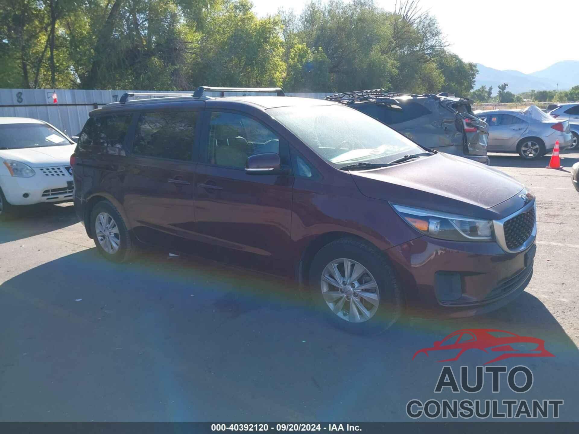 KIA SEDONA 2016 - KNDMB5C17G6159795