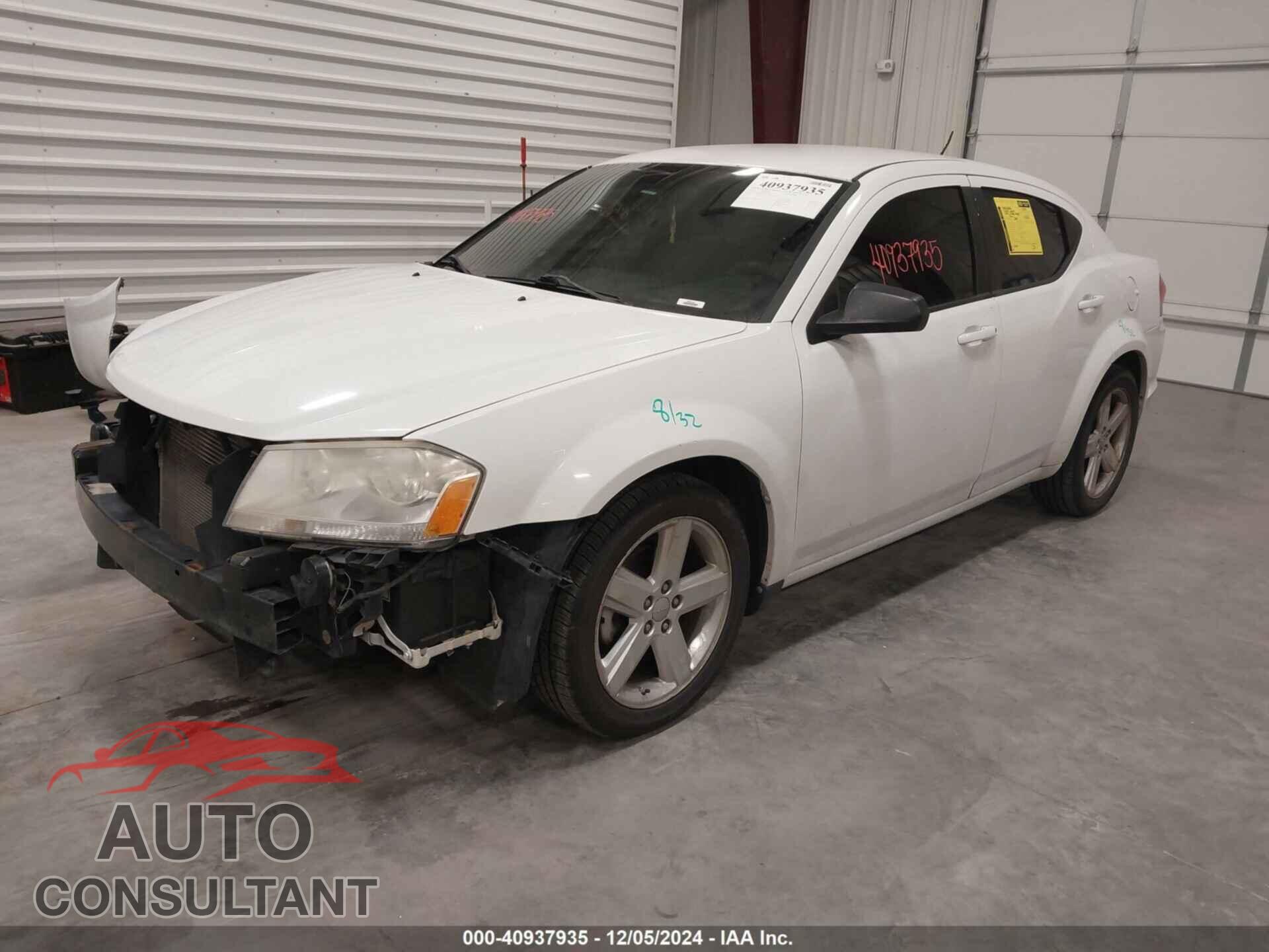 DODGE AVENGER 2013 - 1C3CDZAB6DN660966
