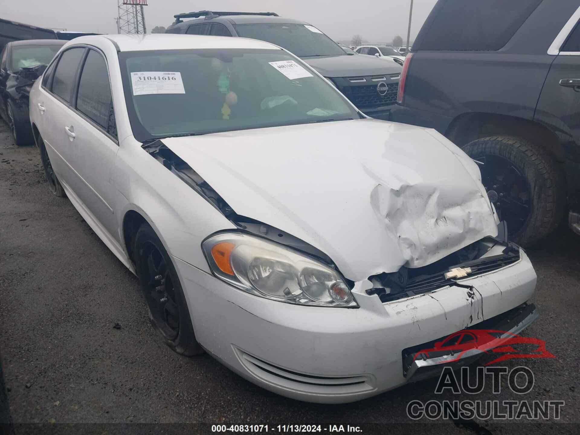 CHEVROLET IMPALA 2011 - 2G1WF5EK6B1277915