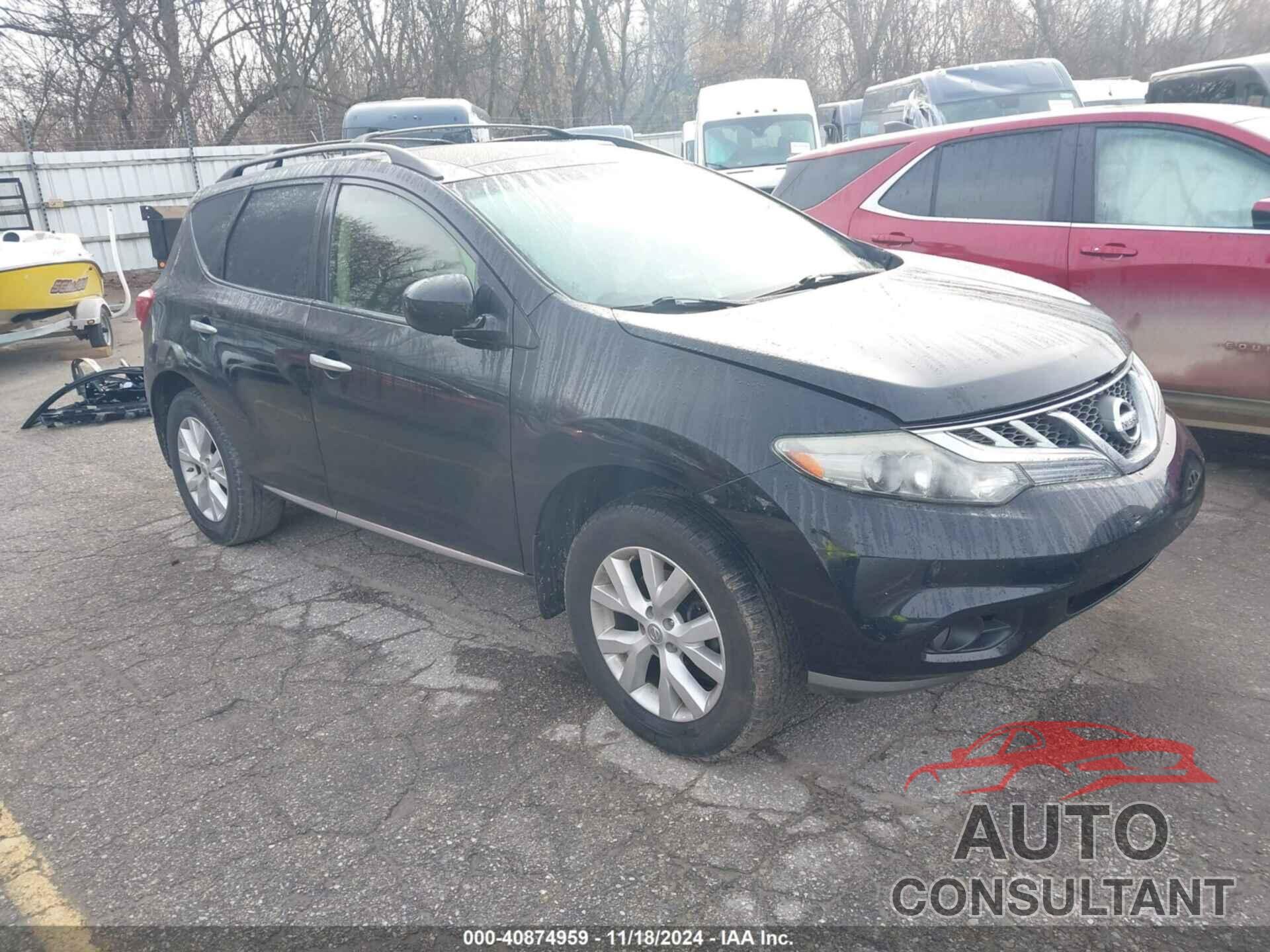 NISSAN MURANO 2012 - JN8AZ1MW5CW227155