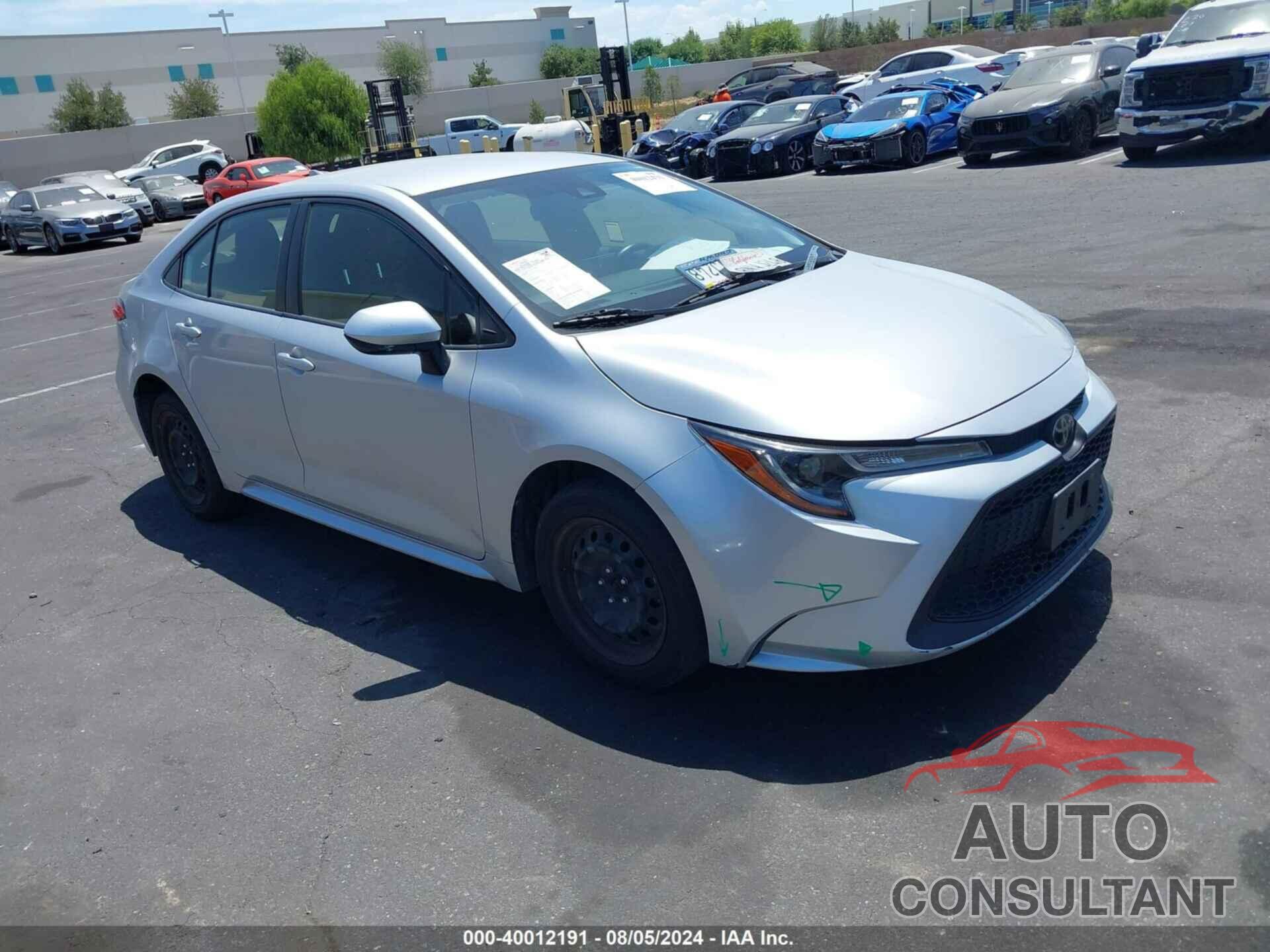 TOYOTA COROLLA 2020 - JTDEPRAE1LJ092282