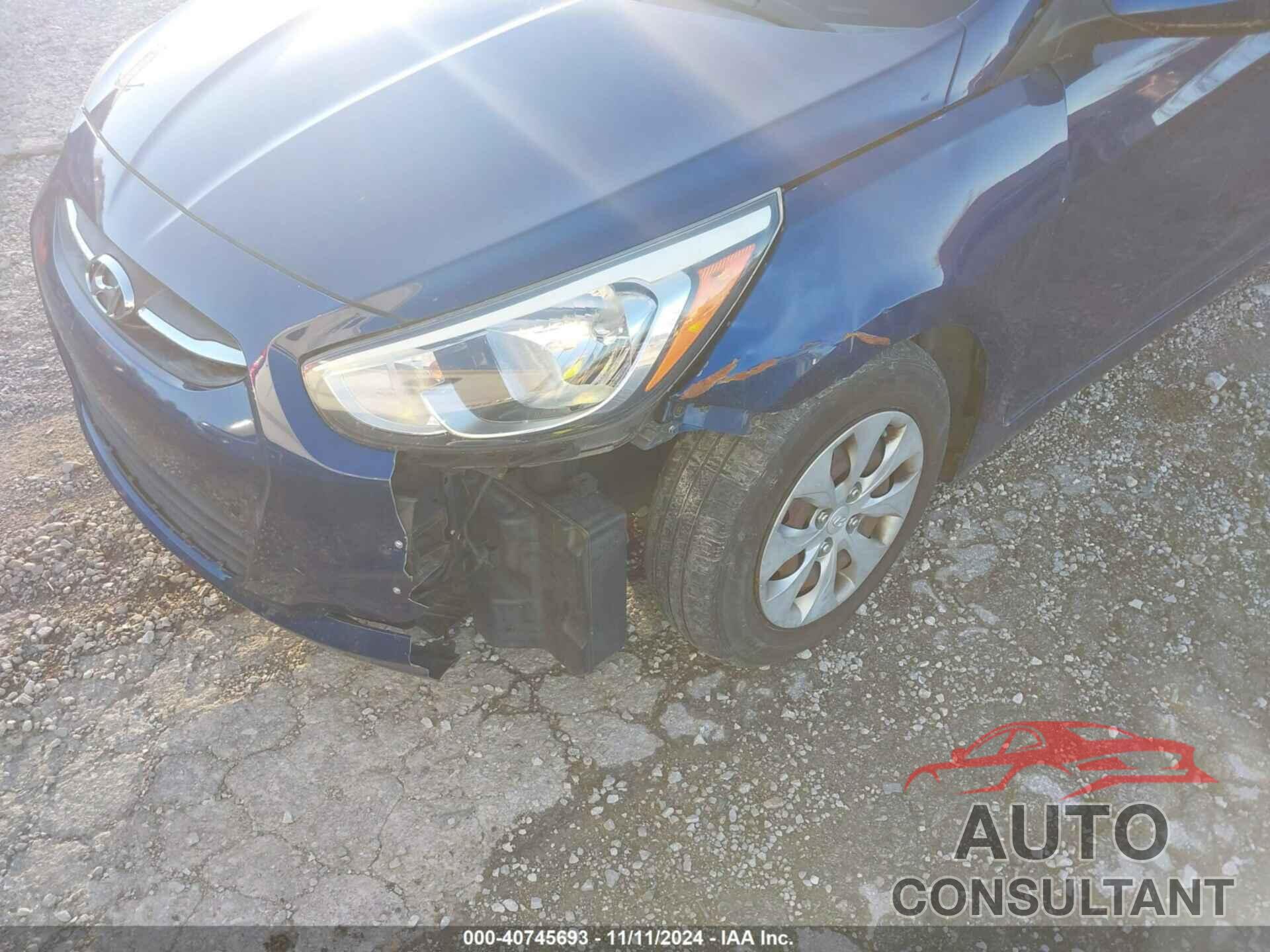 HYUNDAI ACCENT 2016 - KMHCT4AE5GU120803