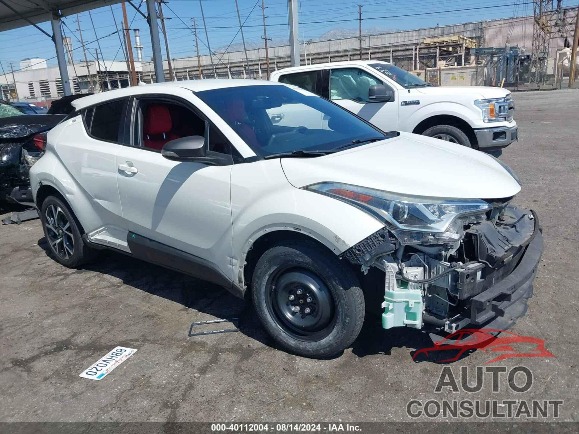 TOYOTA C-HR 2018 - NMTKHMBX9JR027018