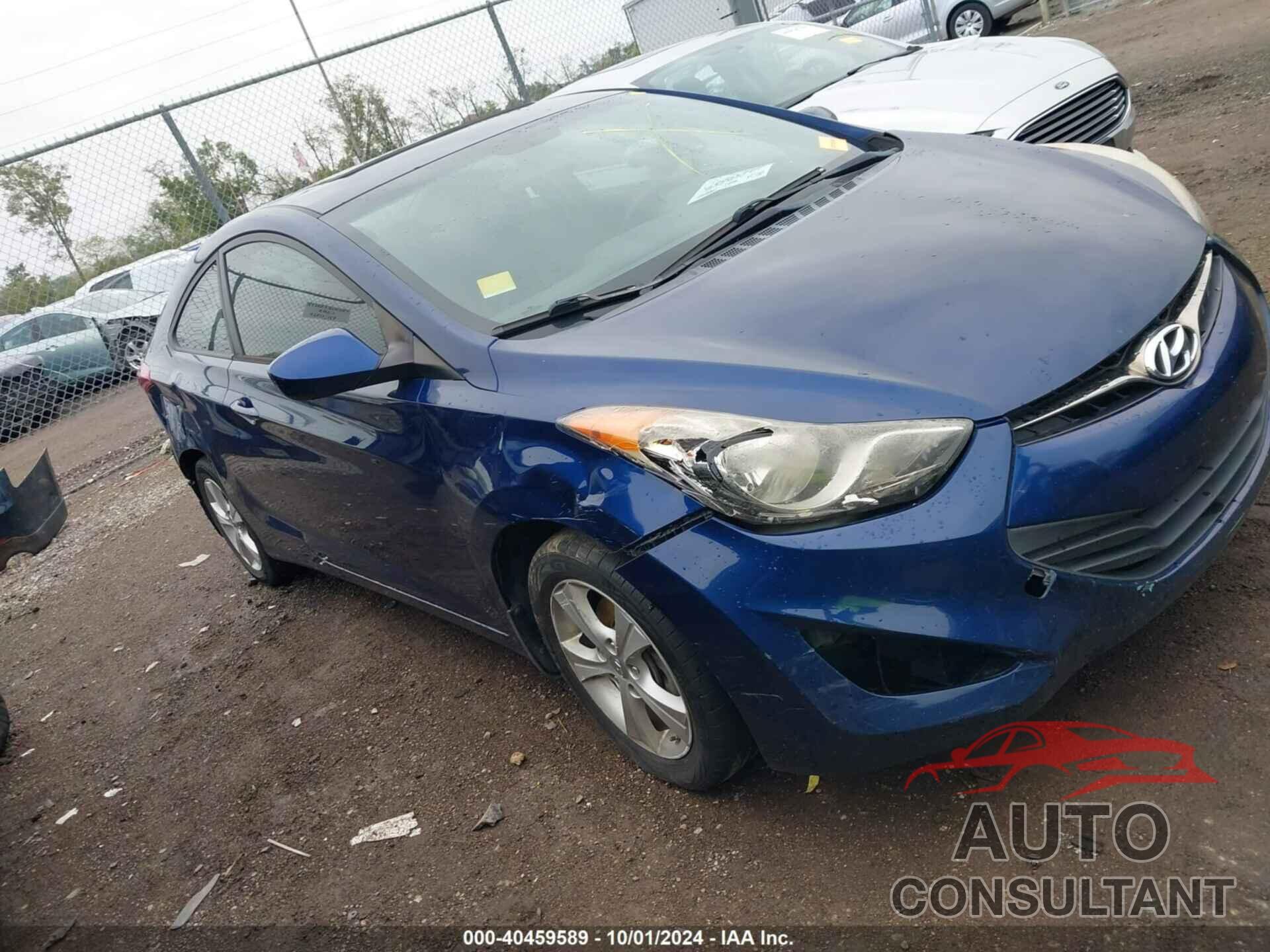 HYUNDAI ELANTRA 2013 - KMHDH6AE5DU016860