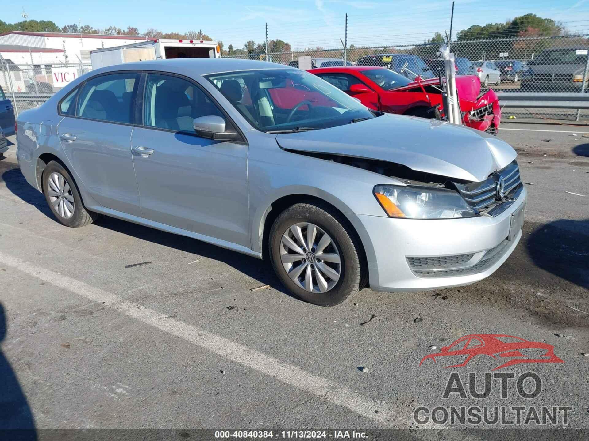 VOLKSWAGEN PASSAT 2013 - 1VWAH7A30DC001388
