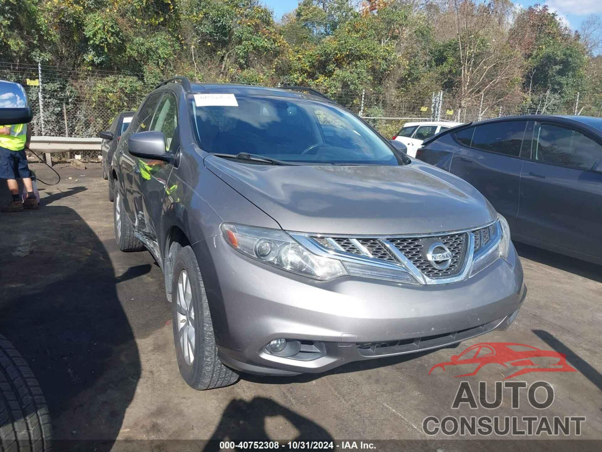 NISSAN MURANO 2011 - JN8AZ1MW7BW169774