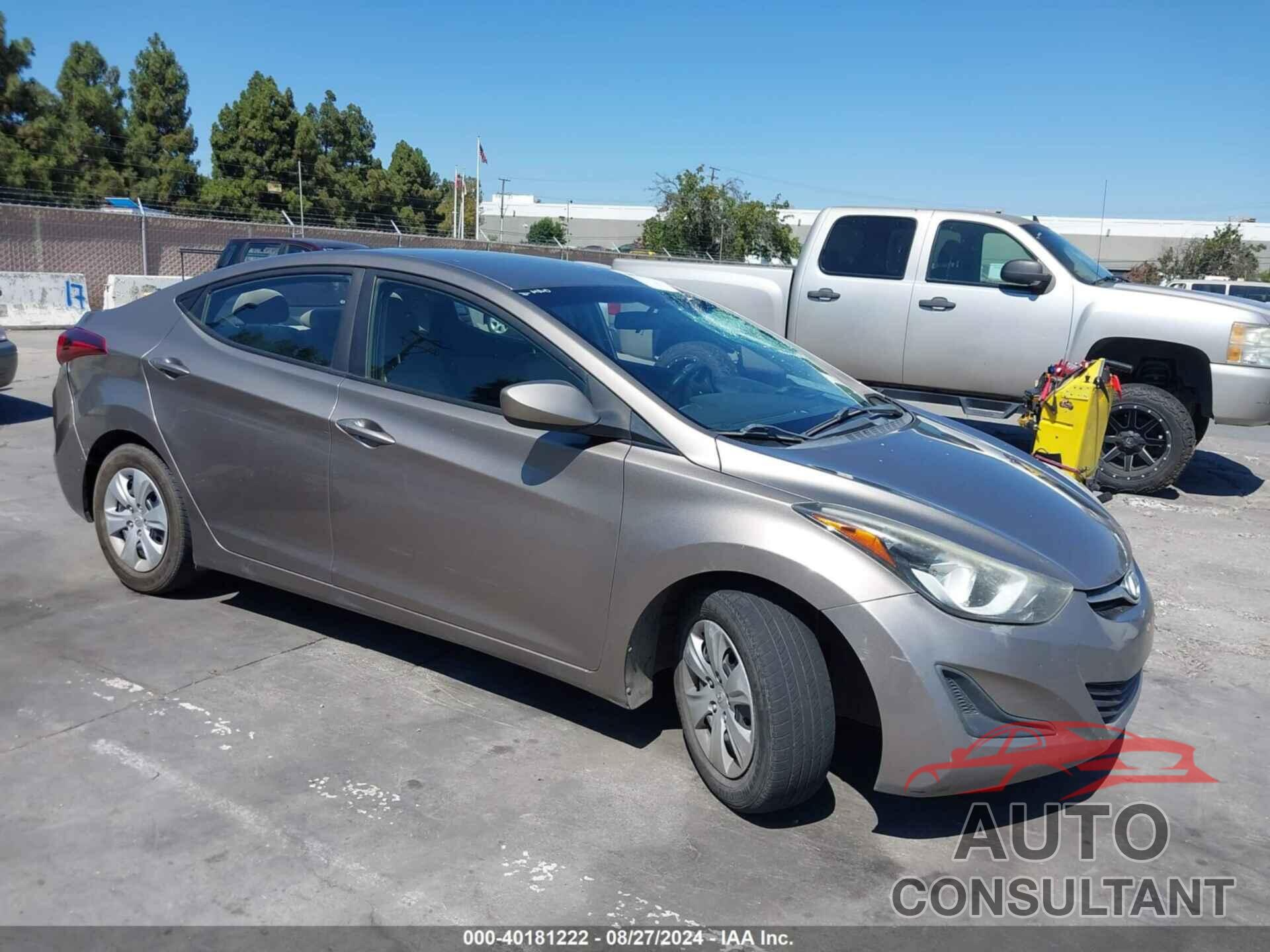 HYUNDAI ELANTRA 2016 - 5NPDH4AE7GH705645