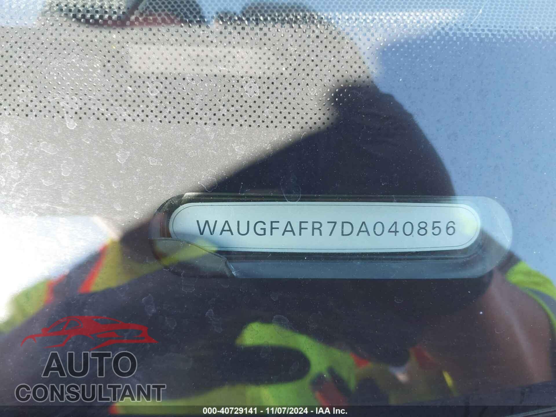 AUDI A5 2013 - WAUGFAFR7DA040856