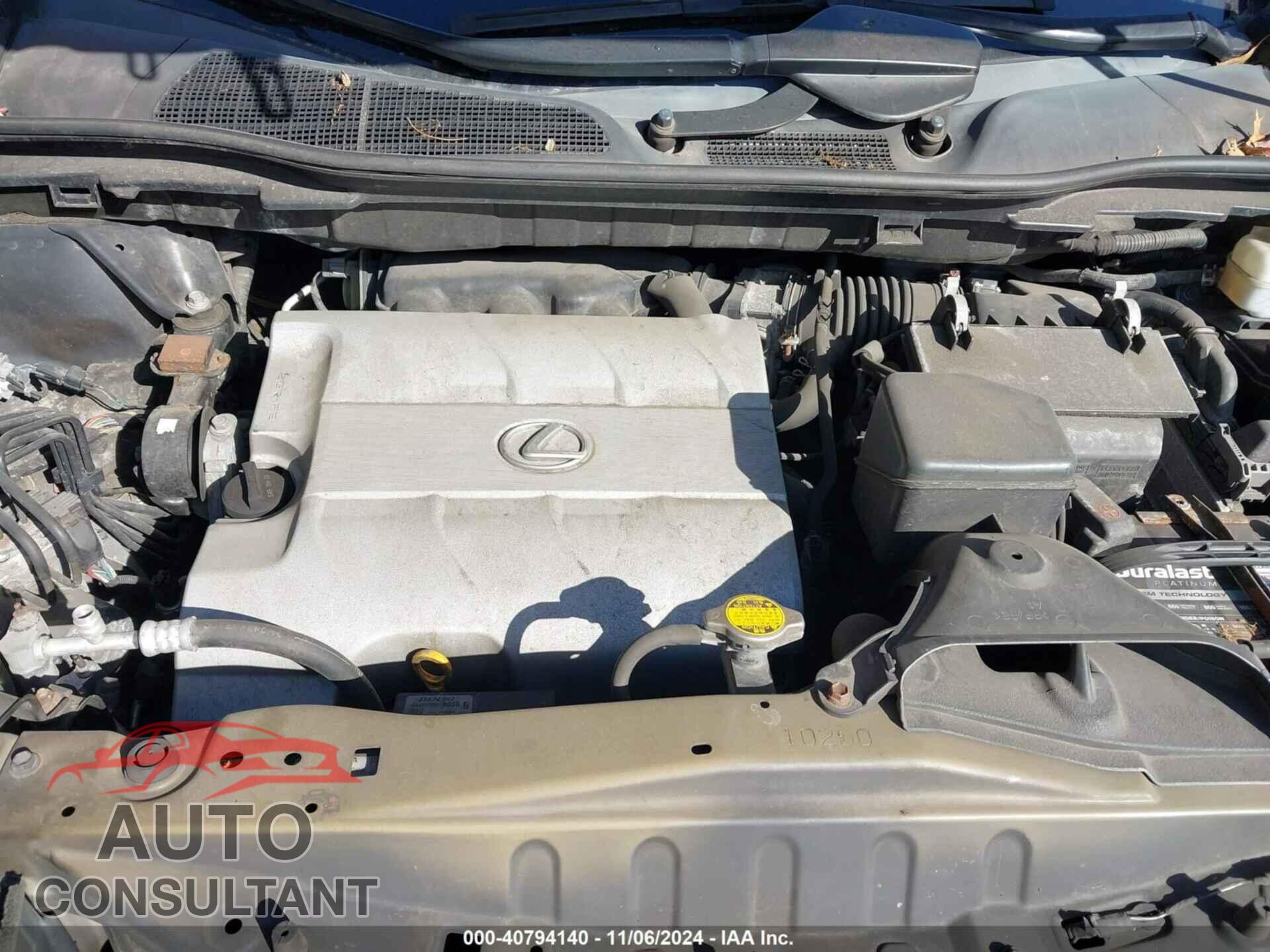 LEXUS RX 350 2013 - 2T2BK1BA0DC167724