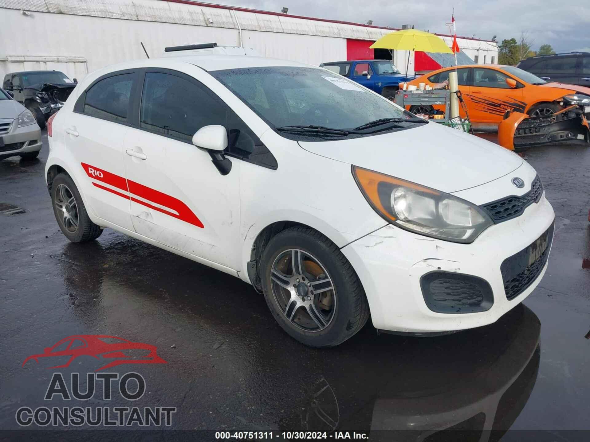KIA RIO5 2012 - KNADM5A32C6068441
