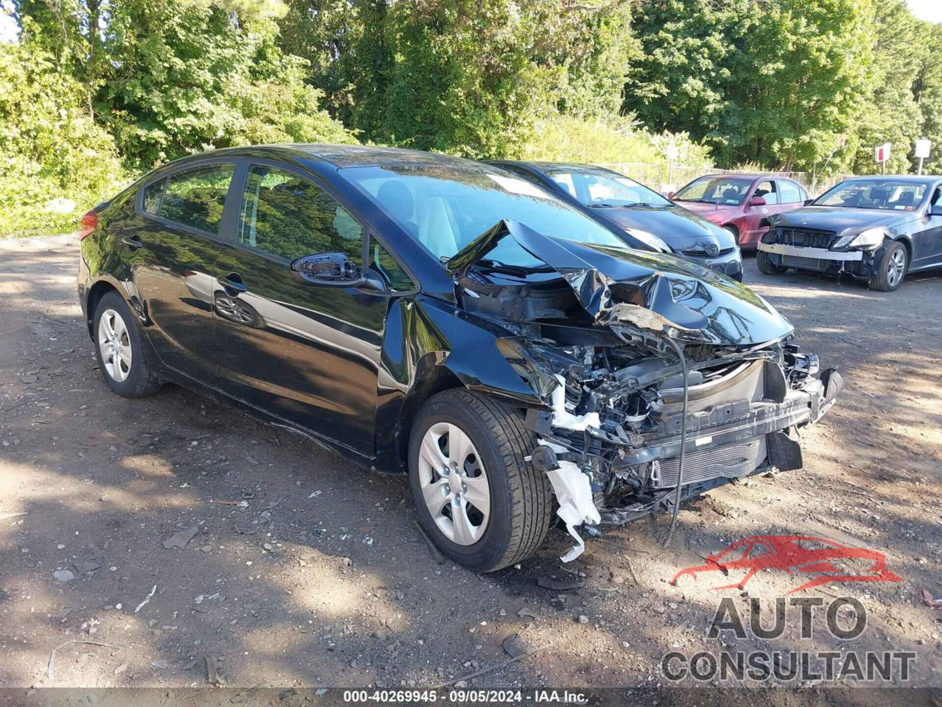 KIA FORTE 2016 - KNAFK4A64G5501403