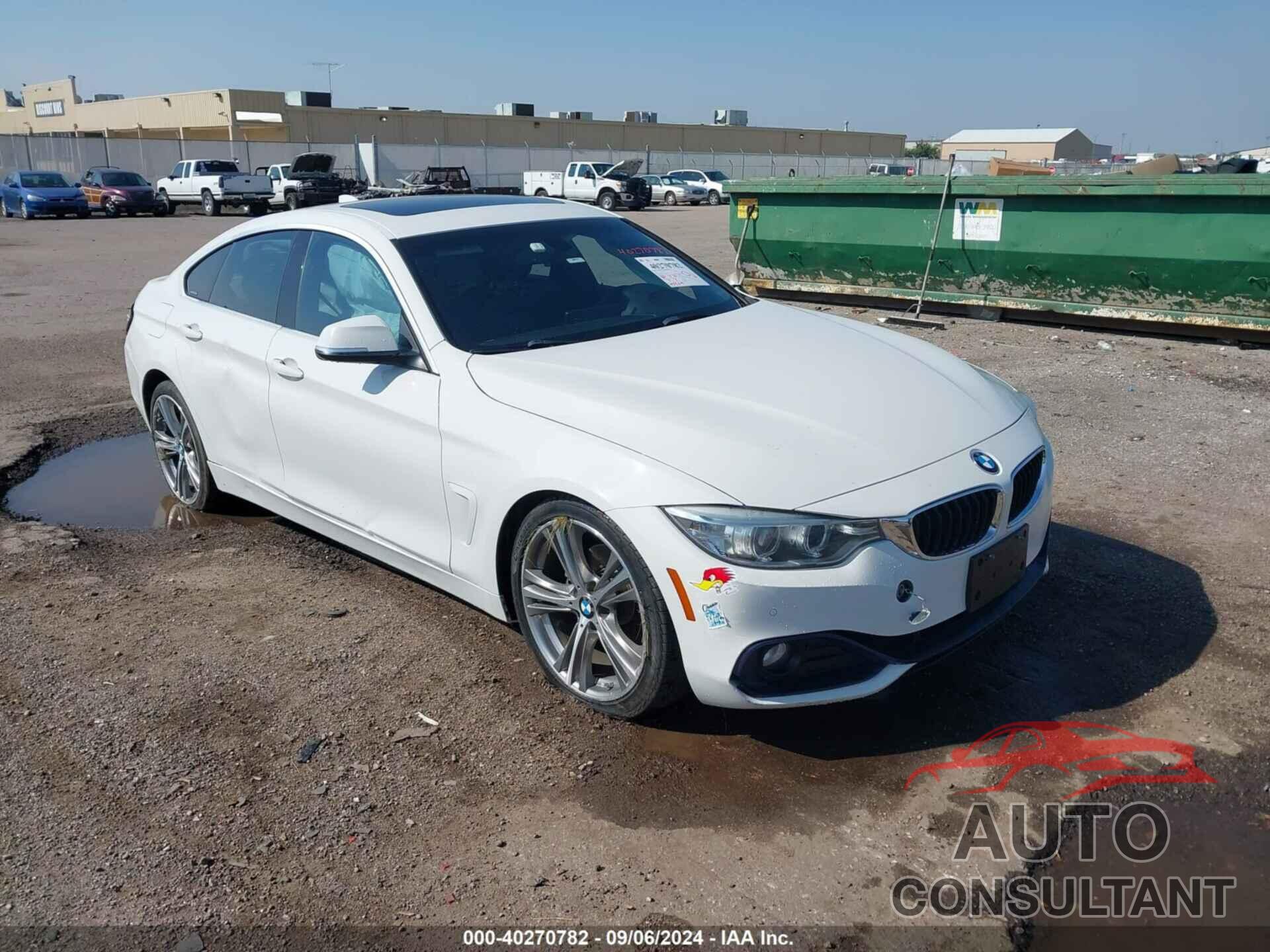 BMW 430I GRAN COUPE 2017 - WBA4F7C31HG788673